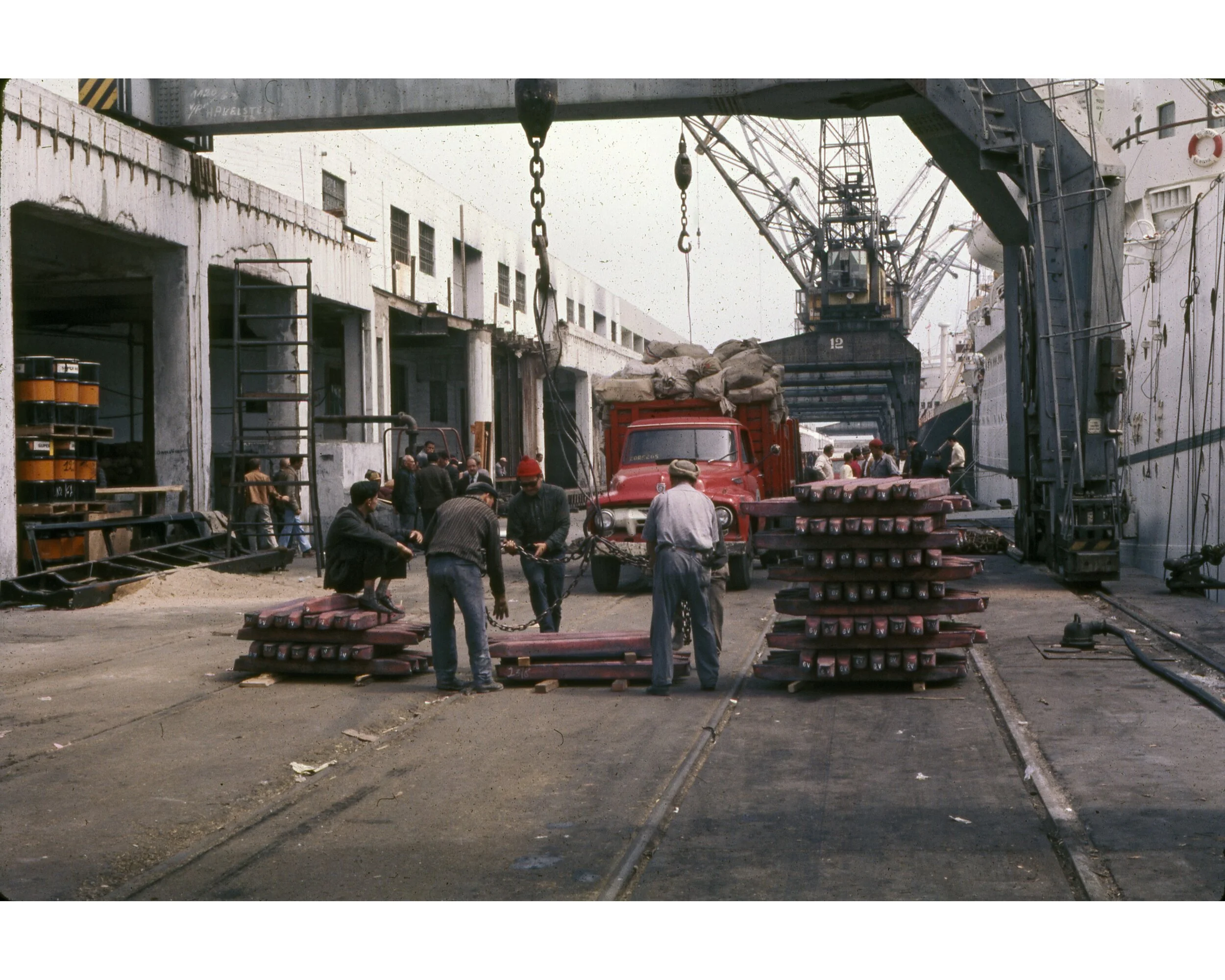  Navidad 1967	Valparaiso--Muelle Comercial--Cobre  