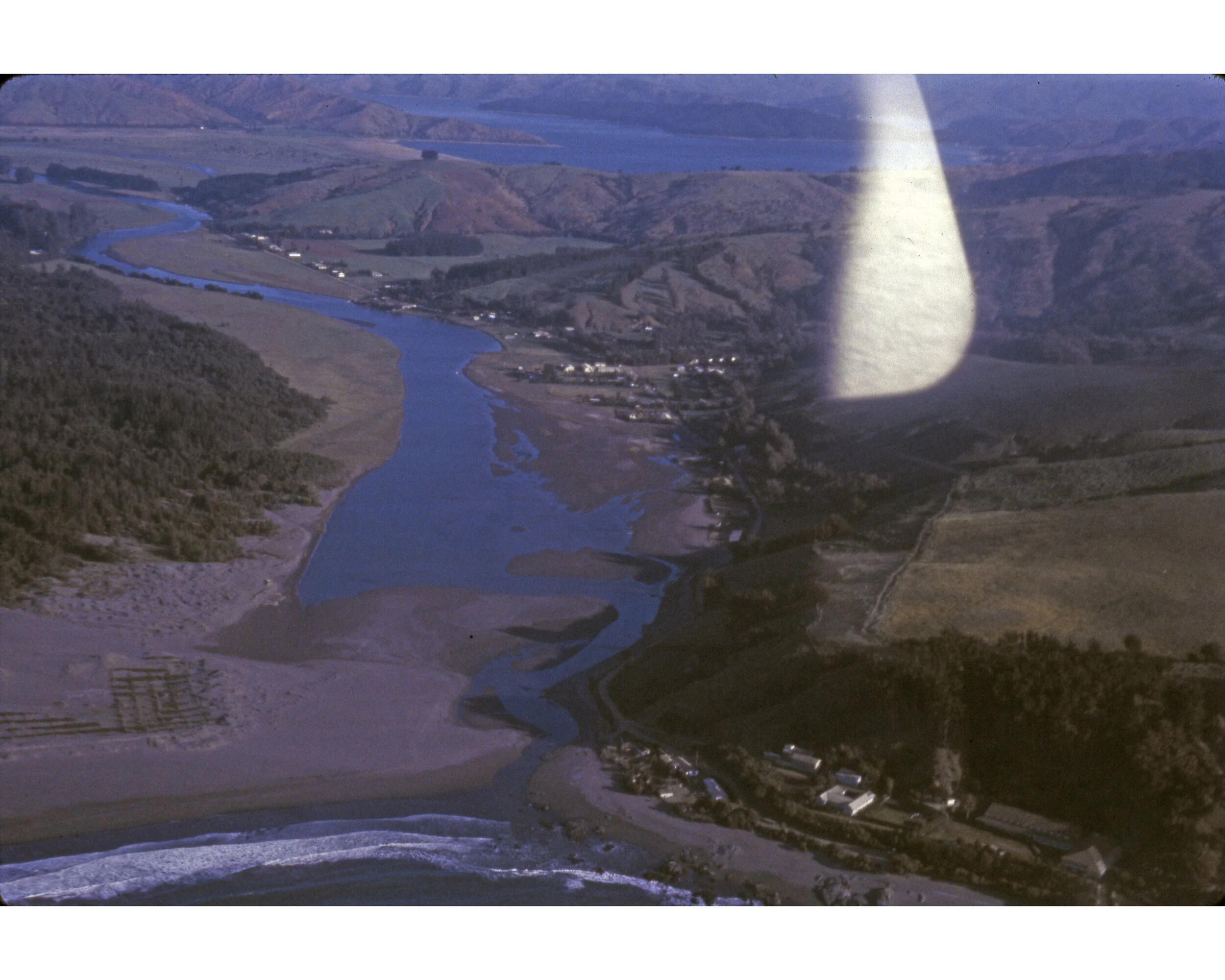  Verano 1968	Llico (Curico) de un avion--Llico y Lago Vichuquen 