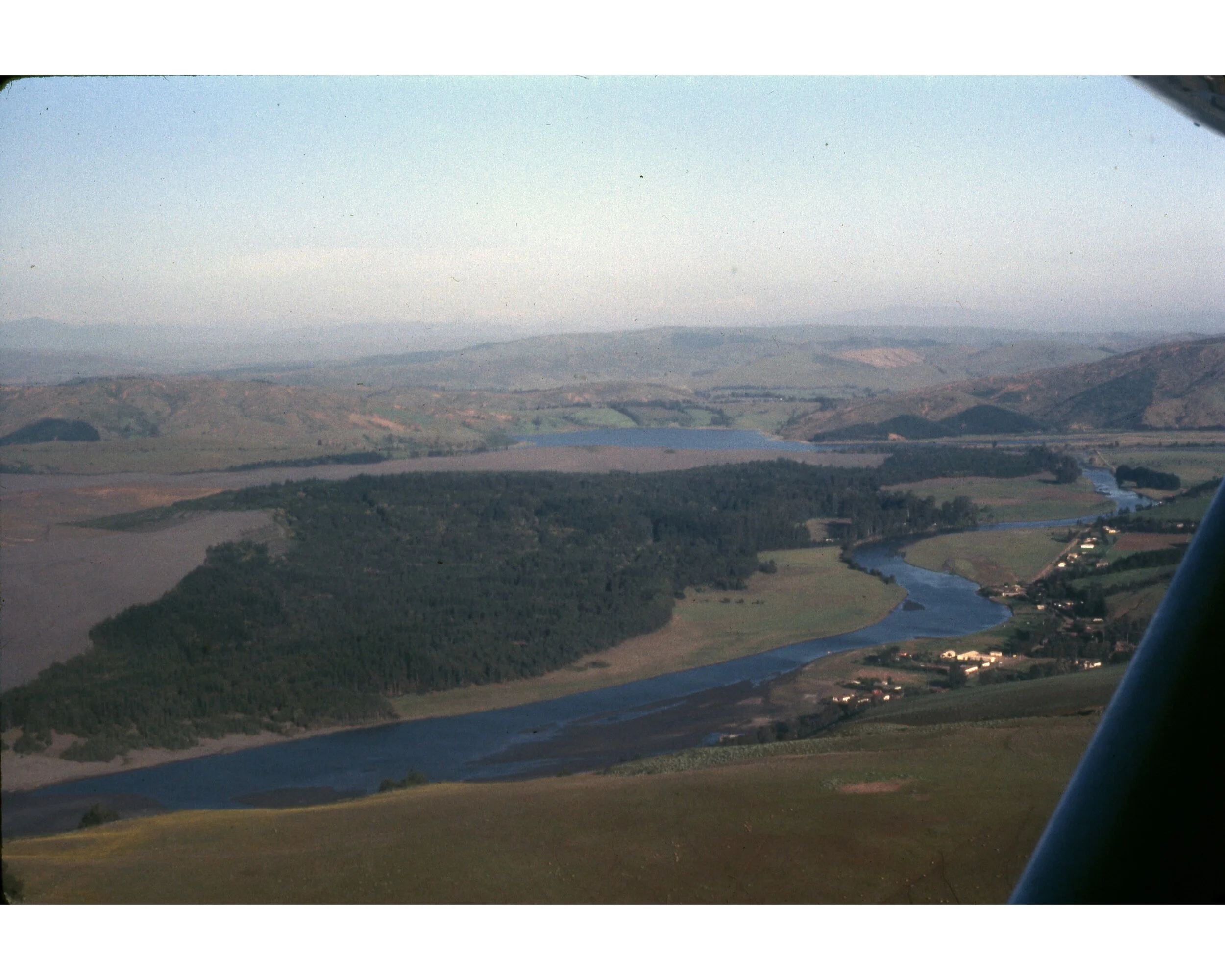  Verano 1968	Llico (Curico) de un avion--Llico y Lago Torca  