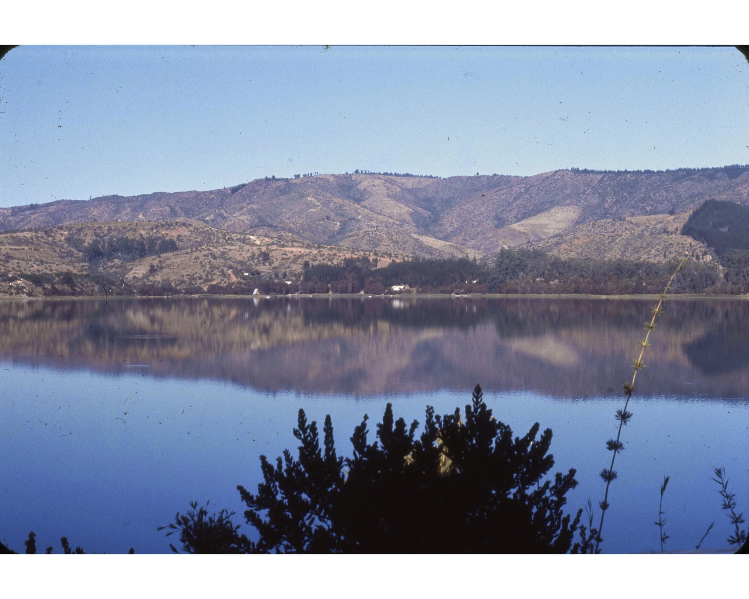  brero 1971	Llico (Curico)--Lago Vichuquen desde Punta del Barco 