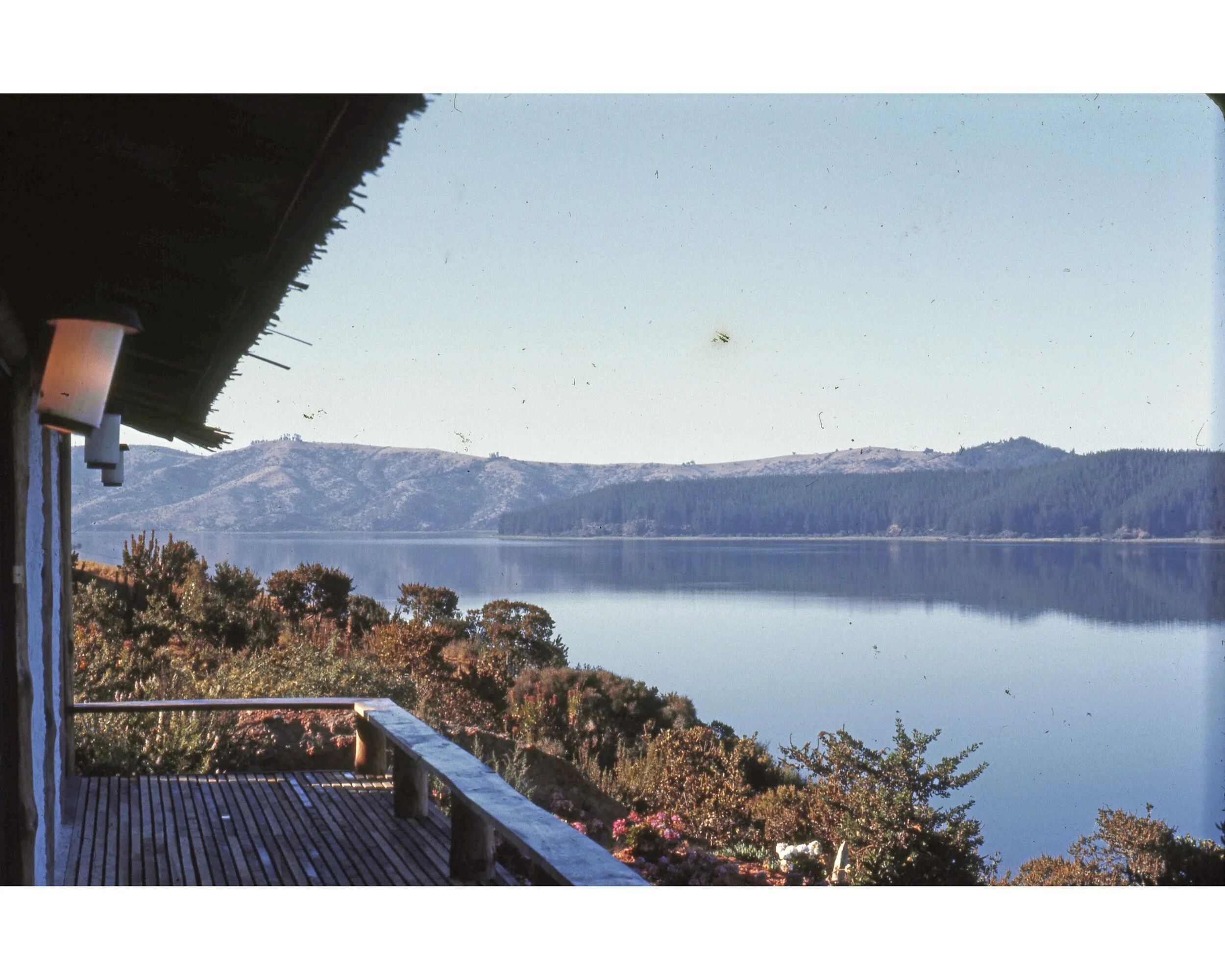  Febrero 1971	Llico (Curico)--Lago Vichuquen desde Punta del Barco (Hosteria) 