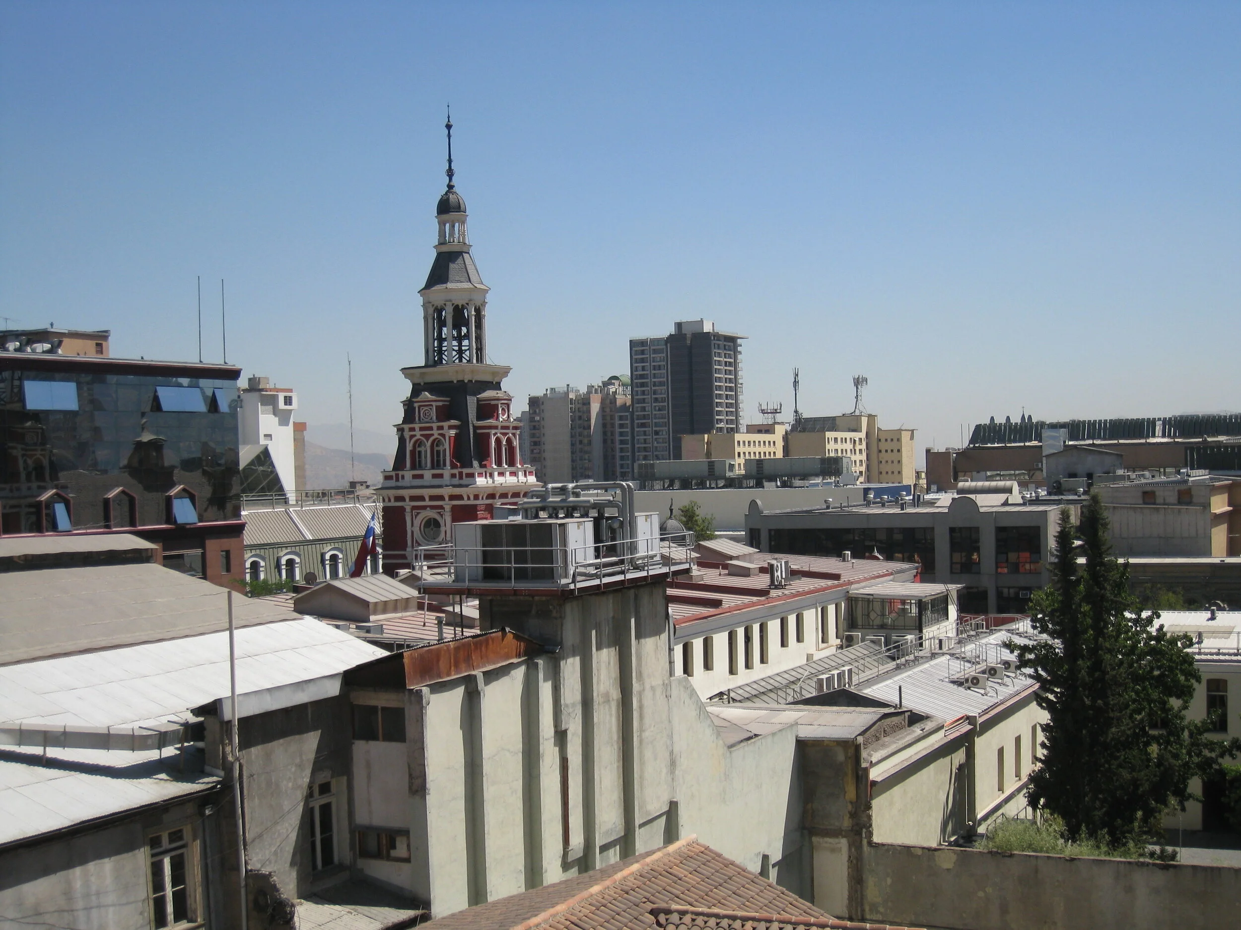  Santiago--View from the tower of the Museo Histoico Nacional--Looking northeast 