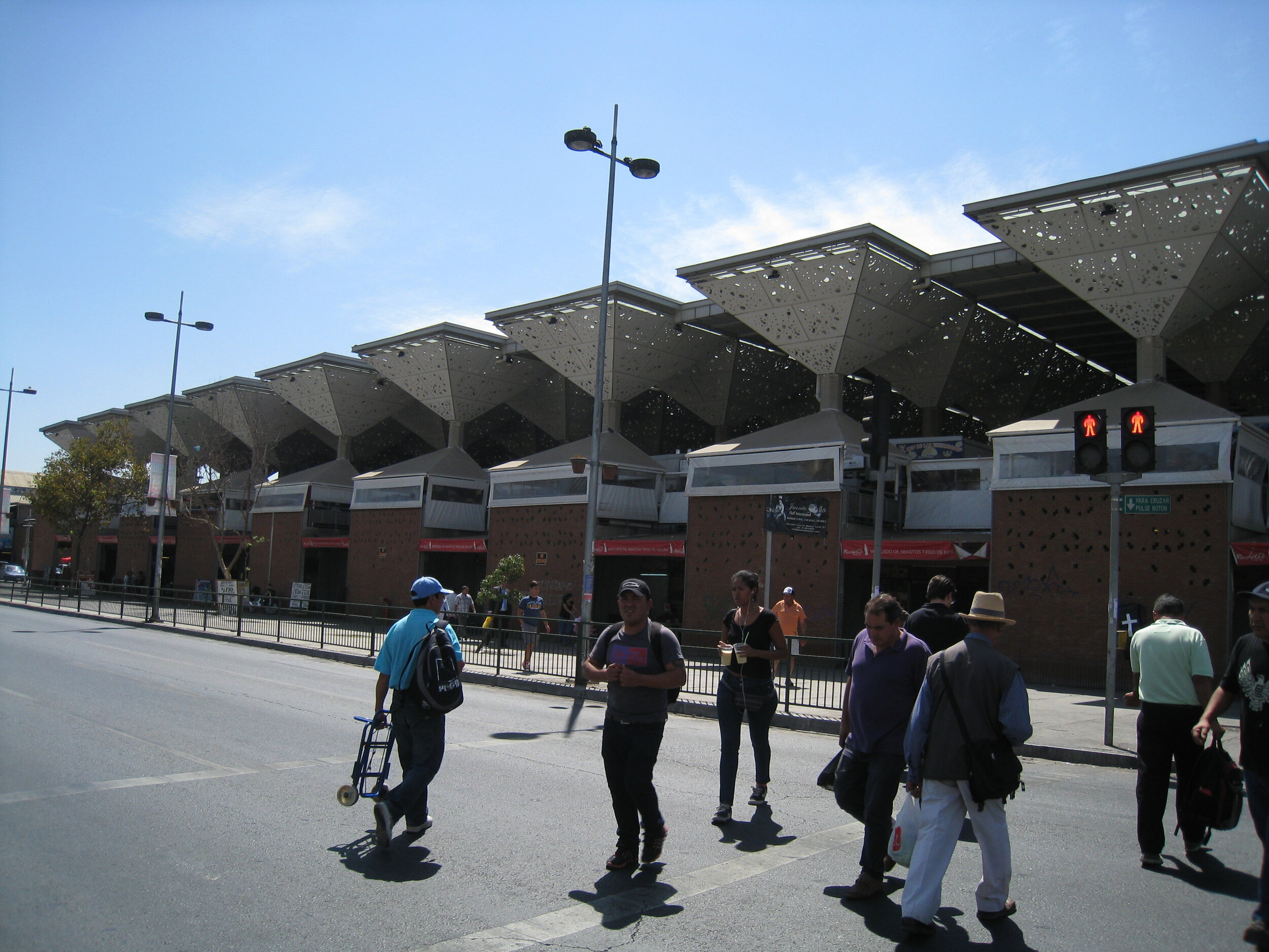  Santiago--The Vega--Shops and stores next to the Mapocho just before the Vega 