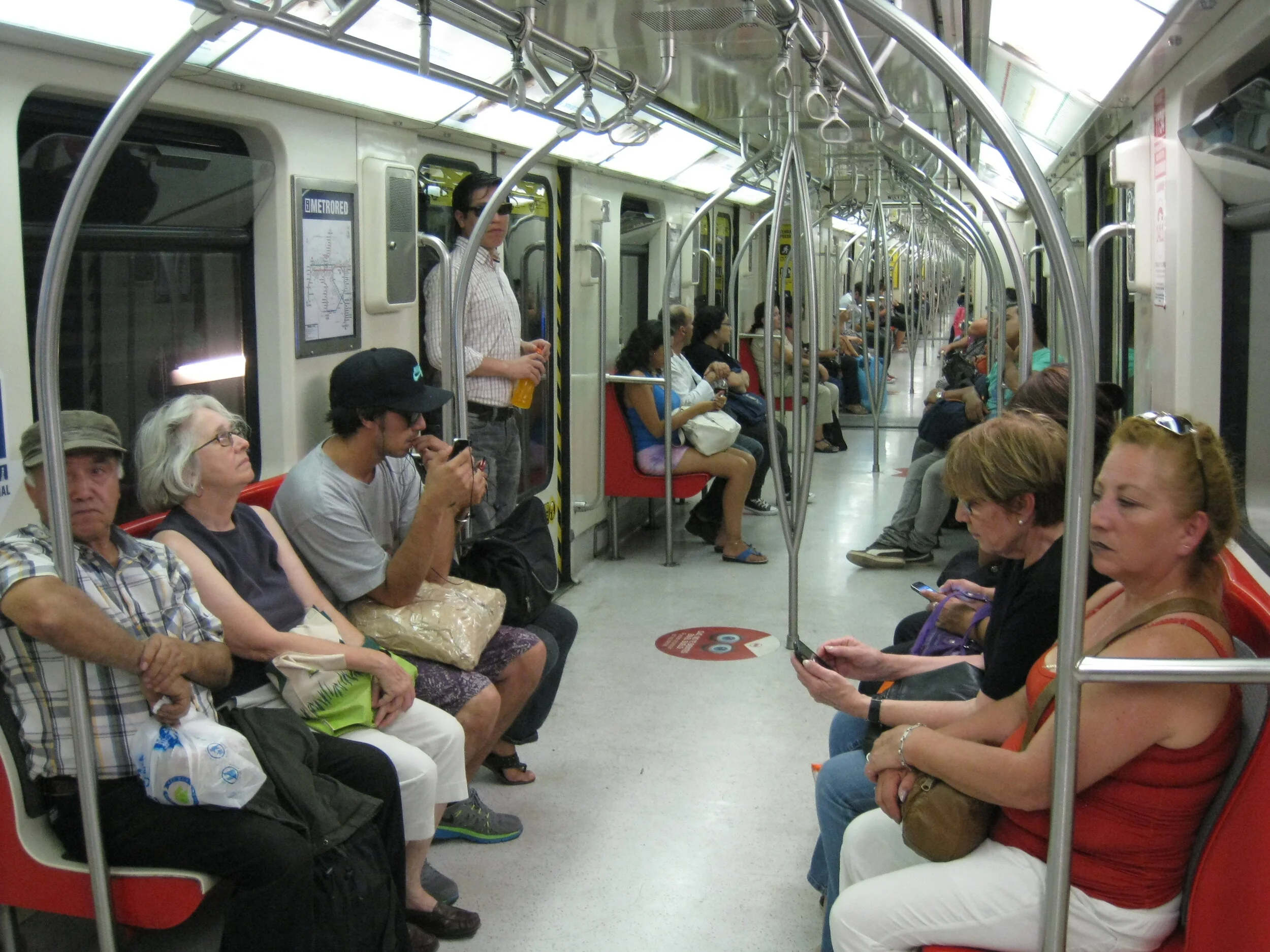  Santiago--In the Metro (Subway) 