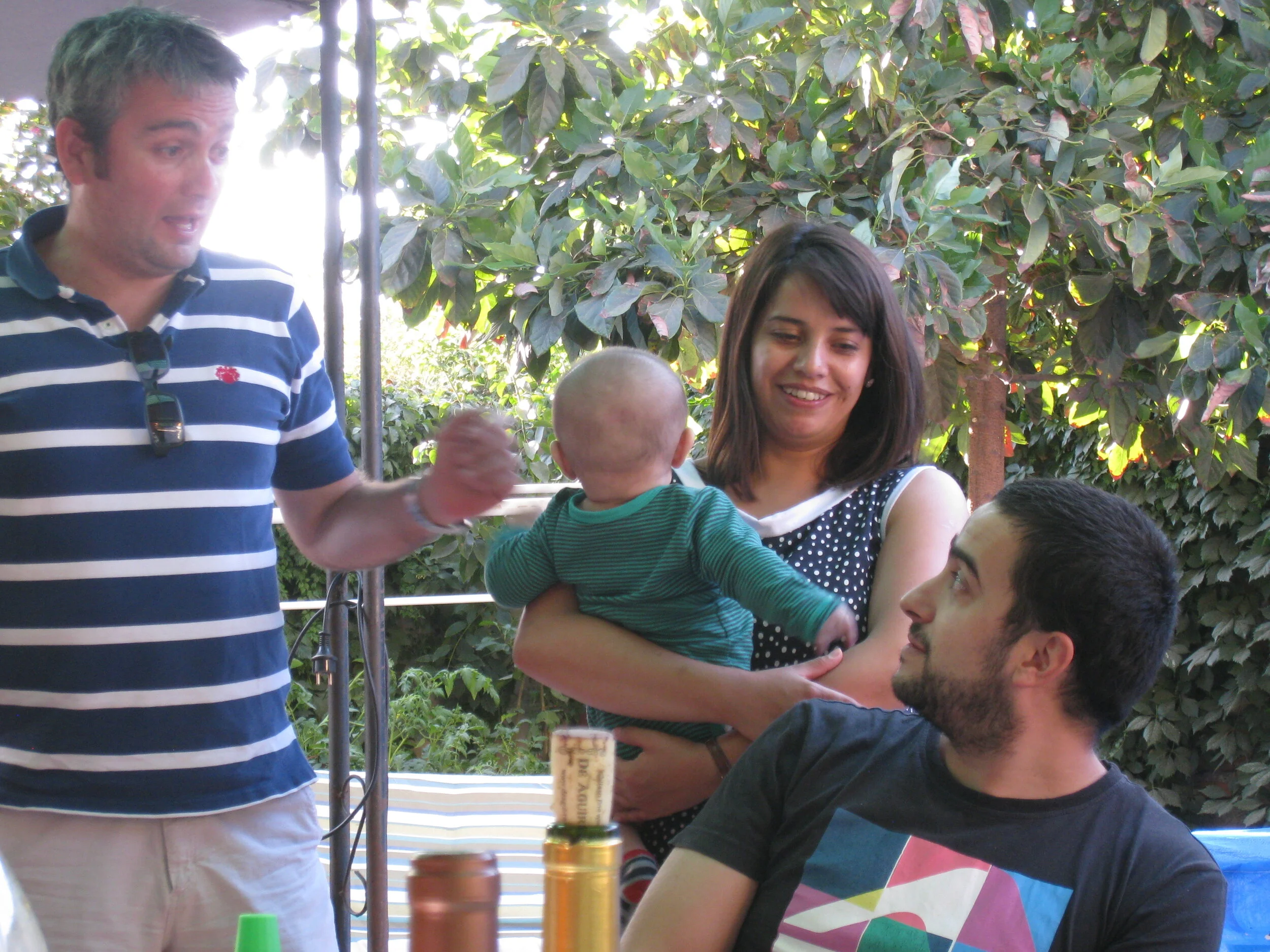  Santiago-- Macul--Sarita Arreguaiz (Canepa)'s house--Fernando, Mateo, Bernadita and Francesco Canepa,  