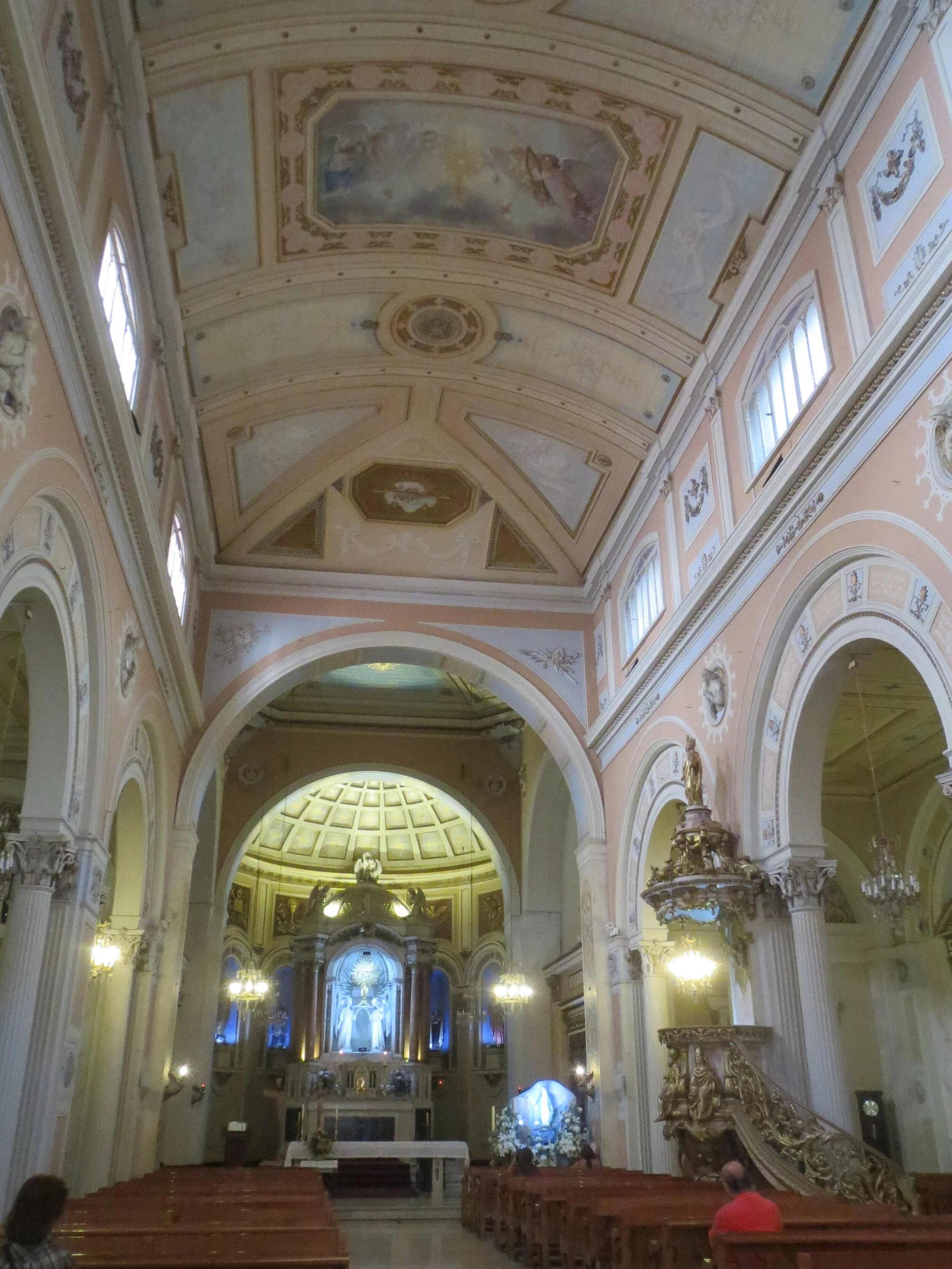  Santiago--Downtown--Iglesia De Las Augustinas—Interior 