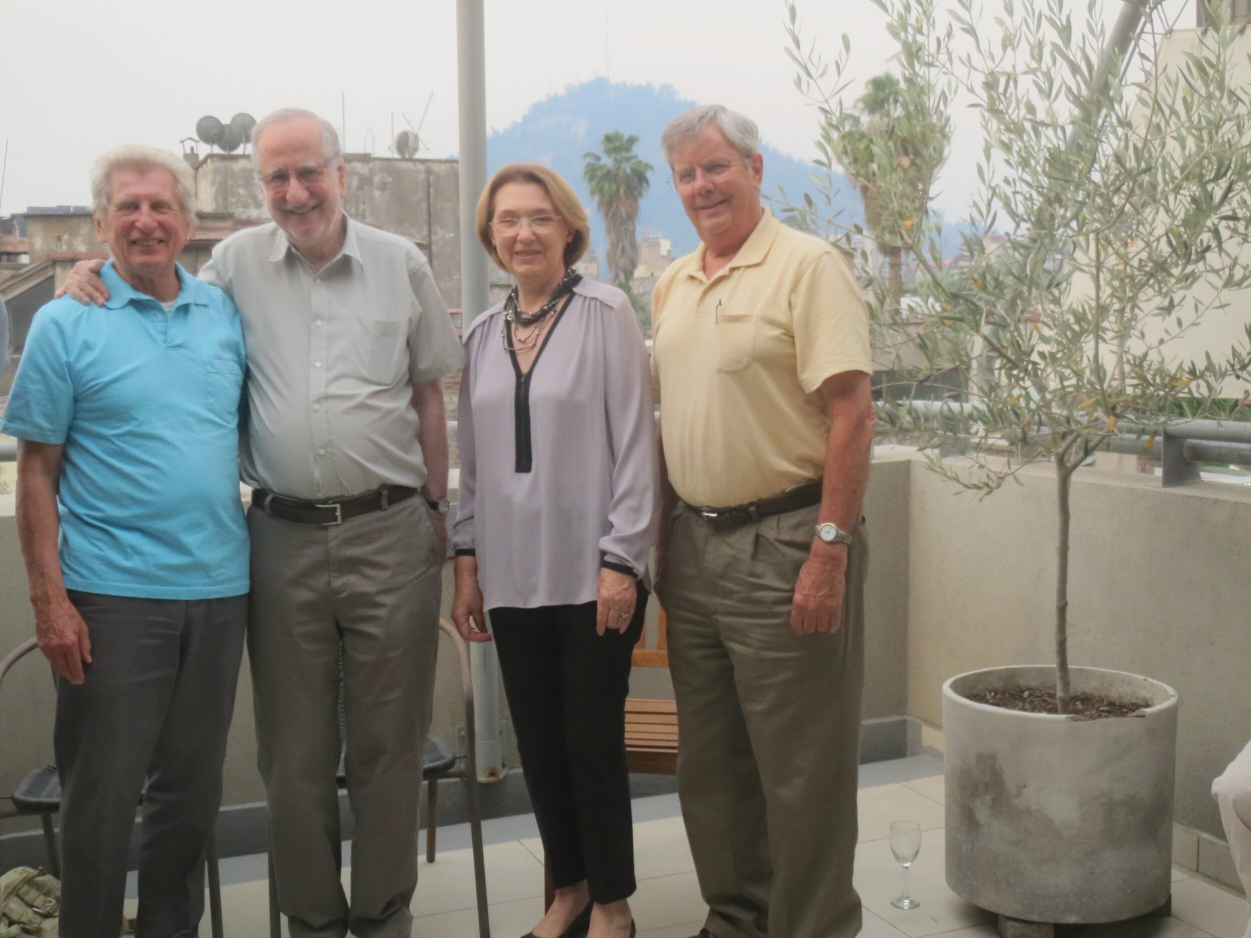  Santiago—Lastarria Apt.—Karl Kindel,  Moira and Jaime Toha, and Roger King  