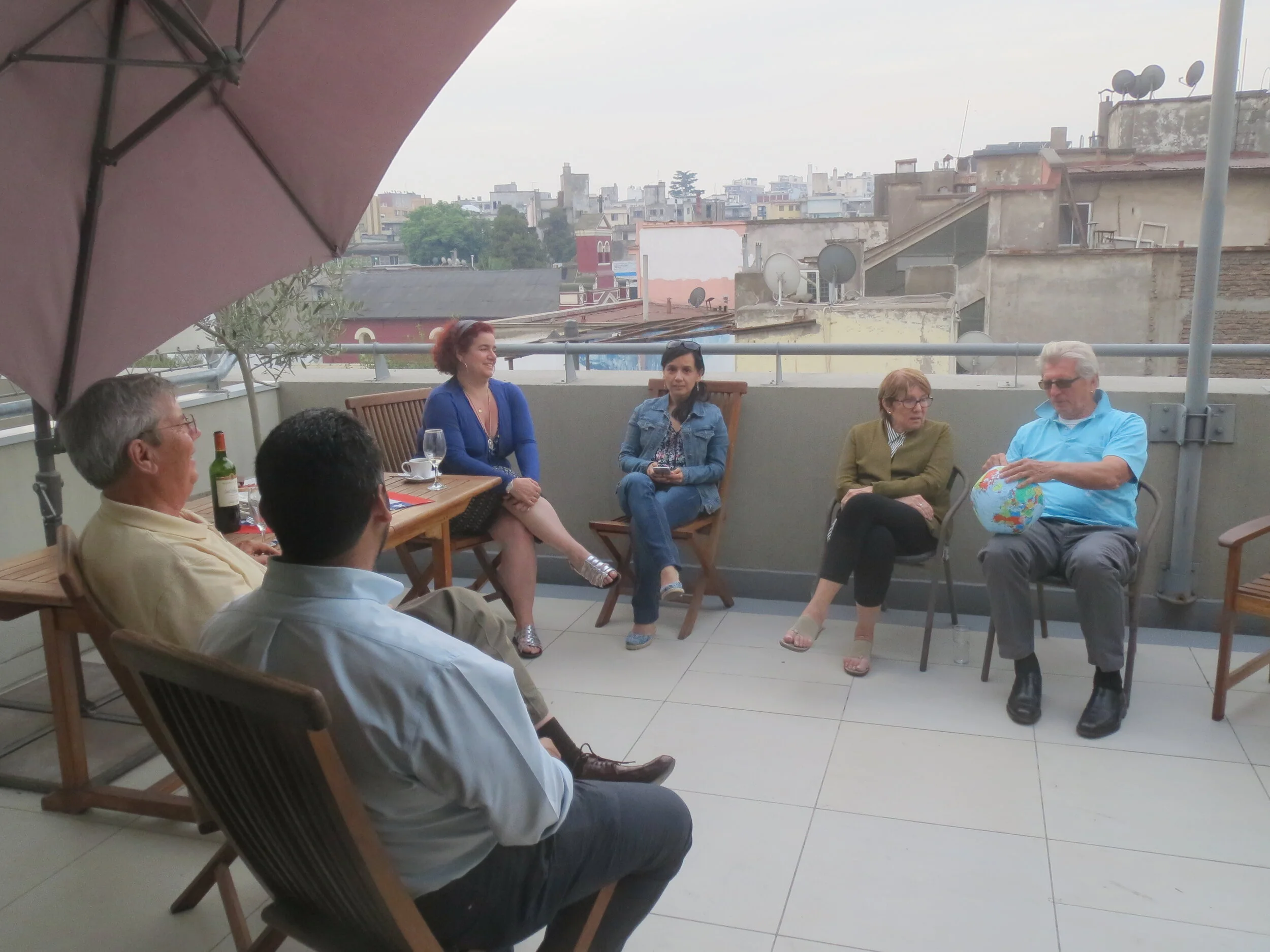  Santiago--Lastarria Apt.--Roger King, Paula Parada, Carla Espinosa, Cathy Pettinari and Karl Kindel 