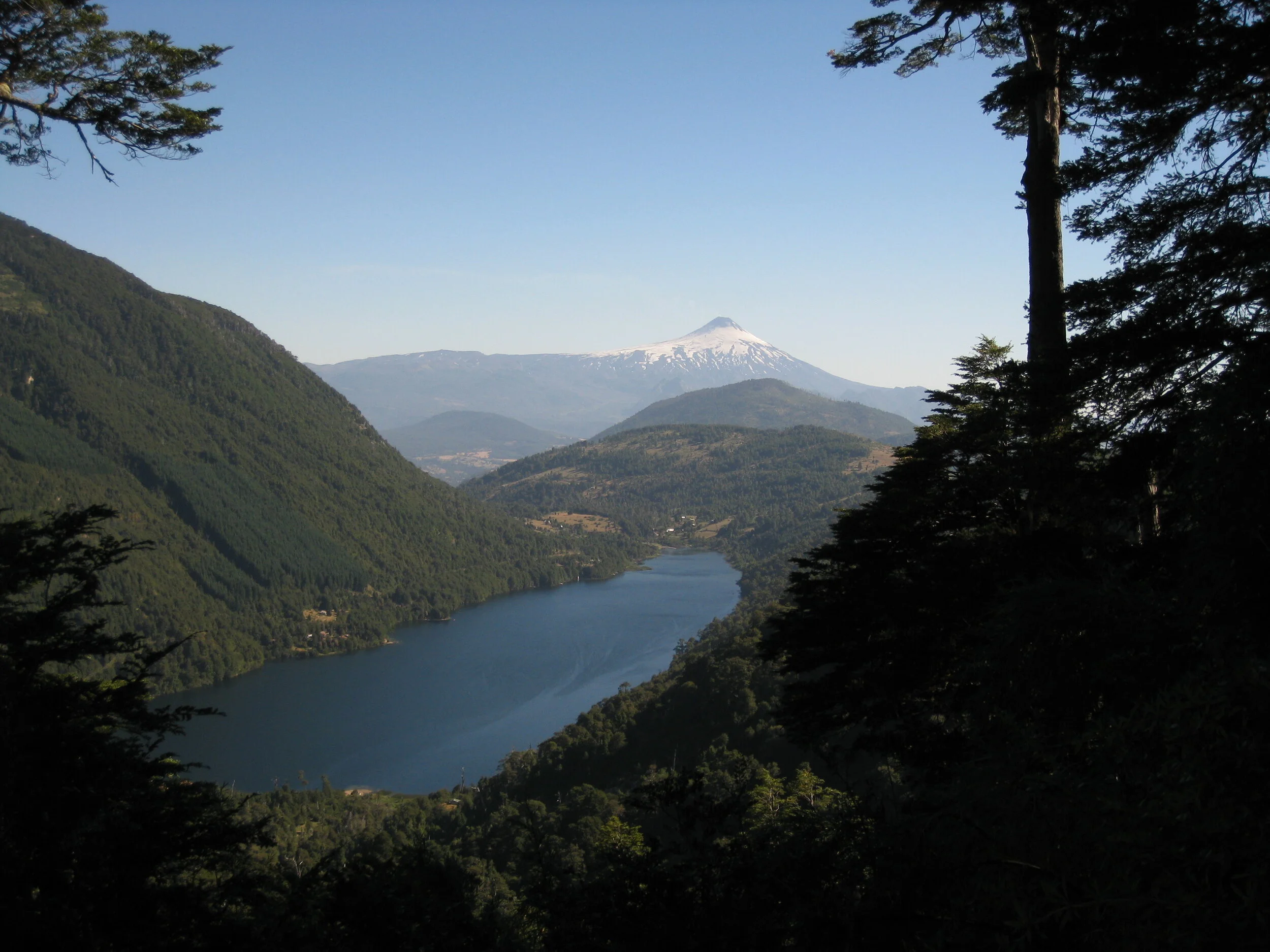  Huerquehue National Park--Lake Caburga and Volcan Villarrica 
