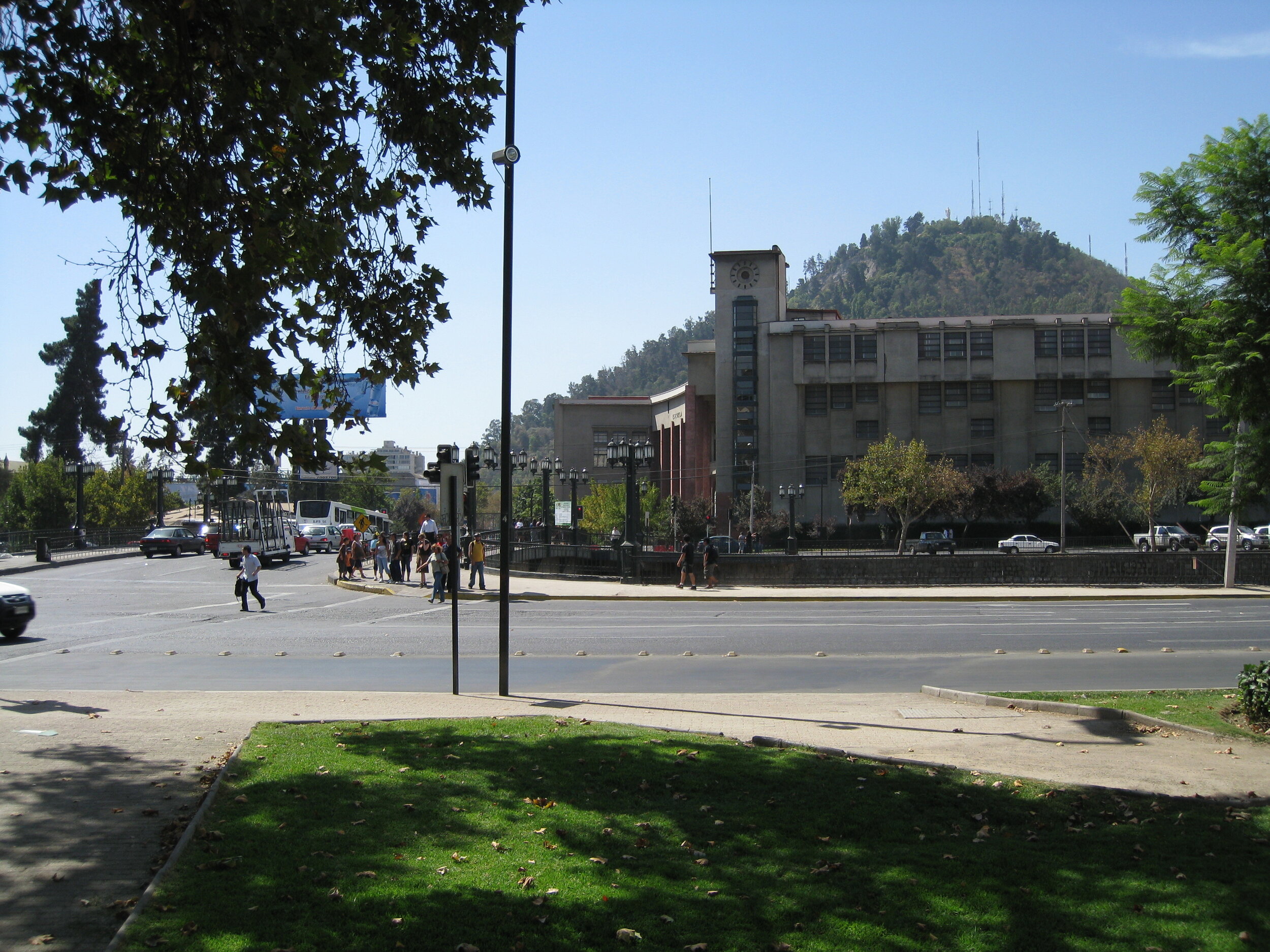  Baquedano toward San Cristobal and Law School 
