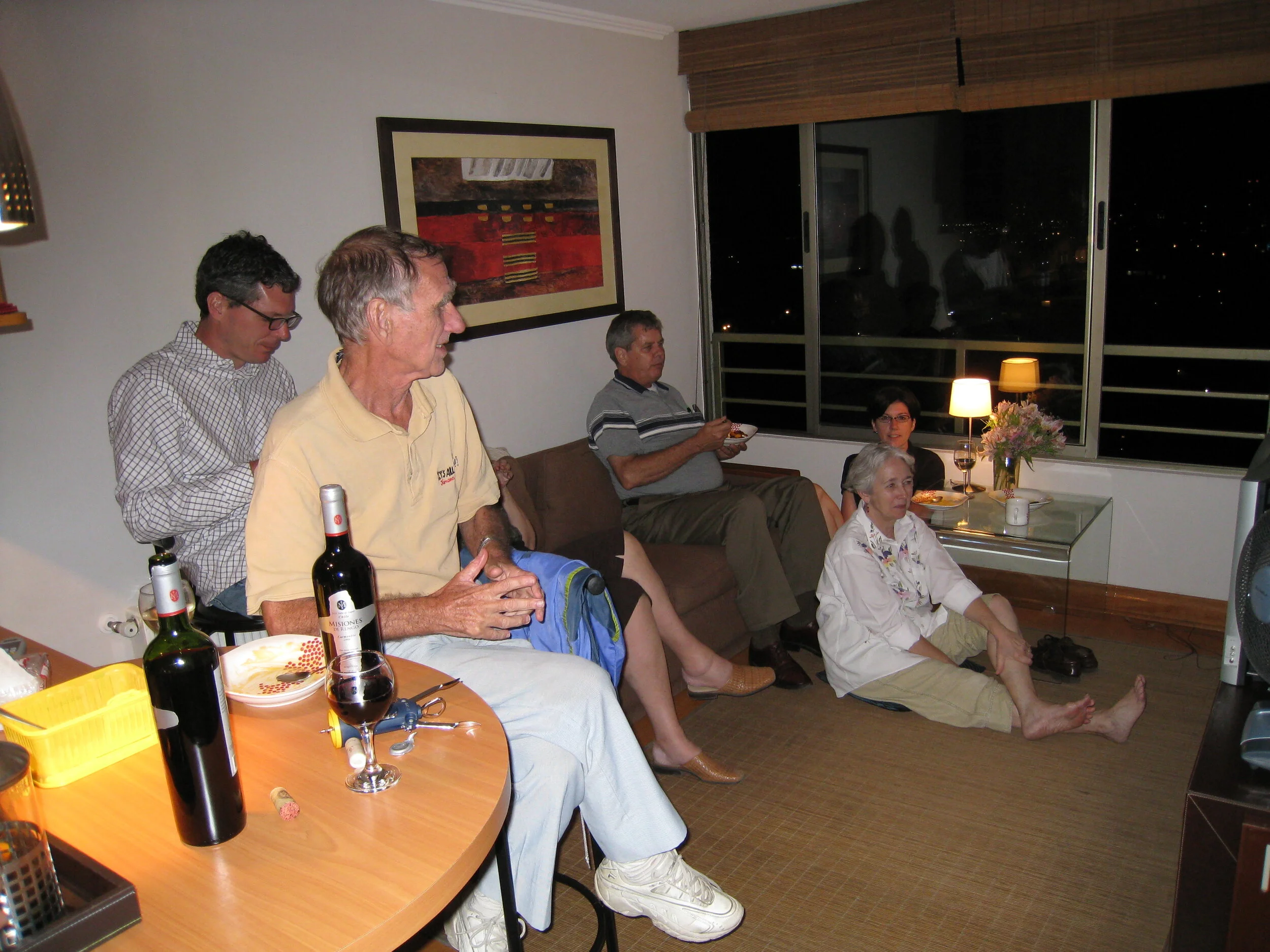  Santiago--Apt. at 165 Bellevista--Pete, Paul, Roger, Jen and Carrol 