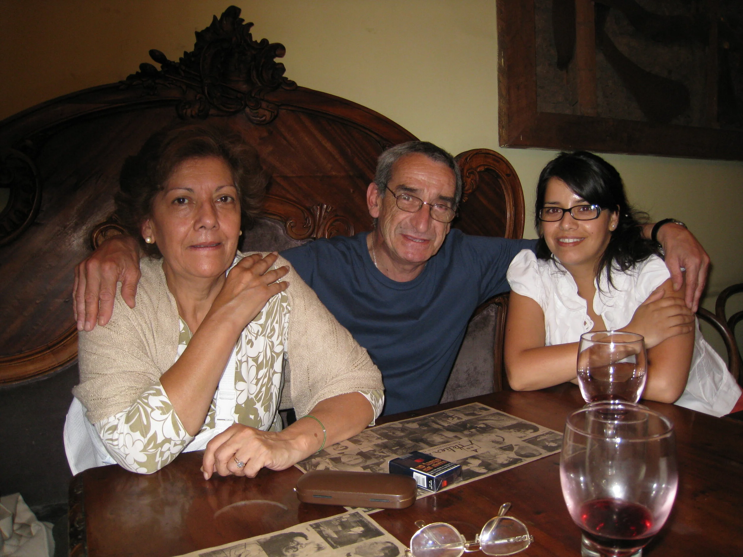  Santiago--Casa Naranja--Karl's birthday--Sara, Yuco and Bernadita 