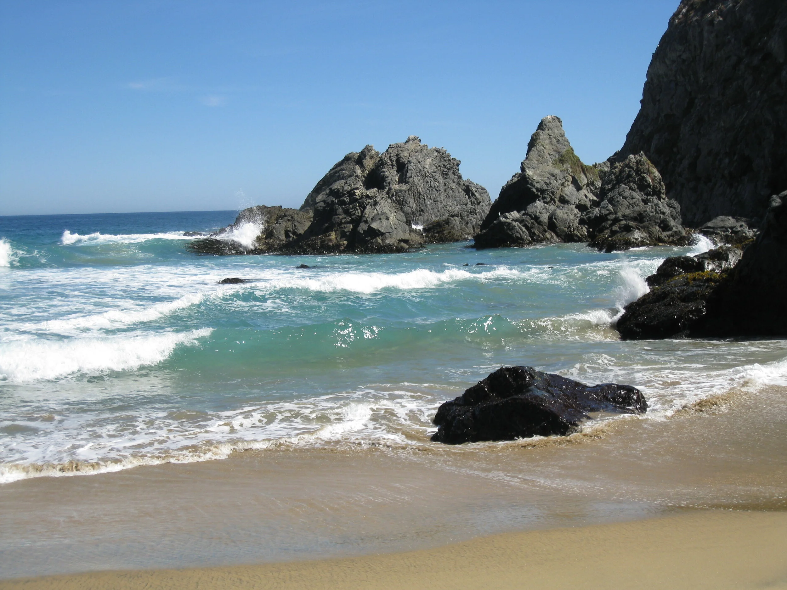  Quintay beach near Valparaiso on a visit with Inge and Guenter Roesch 