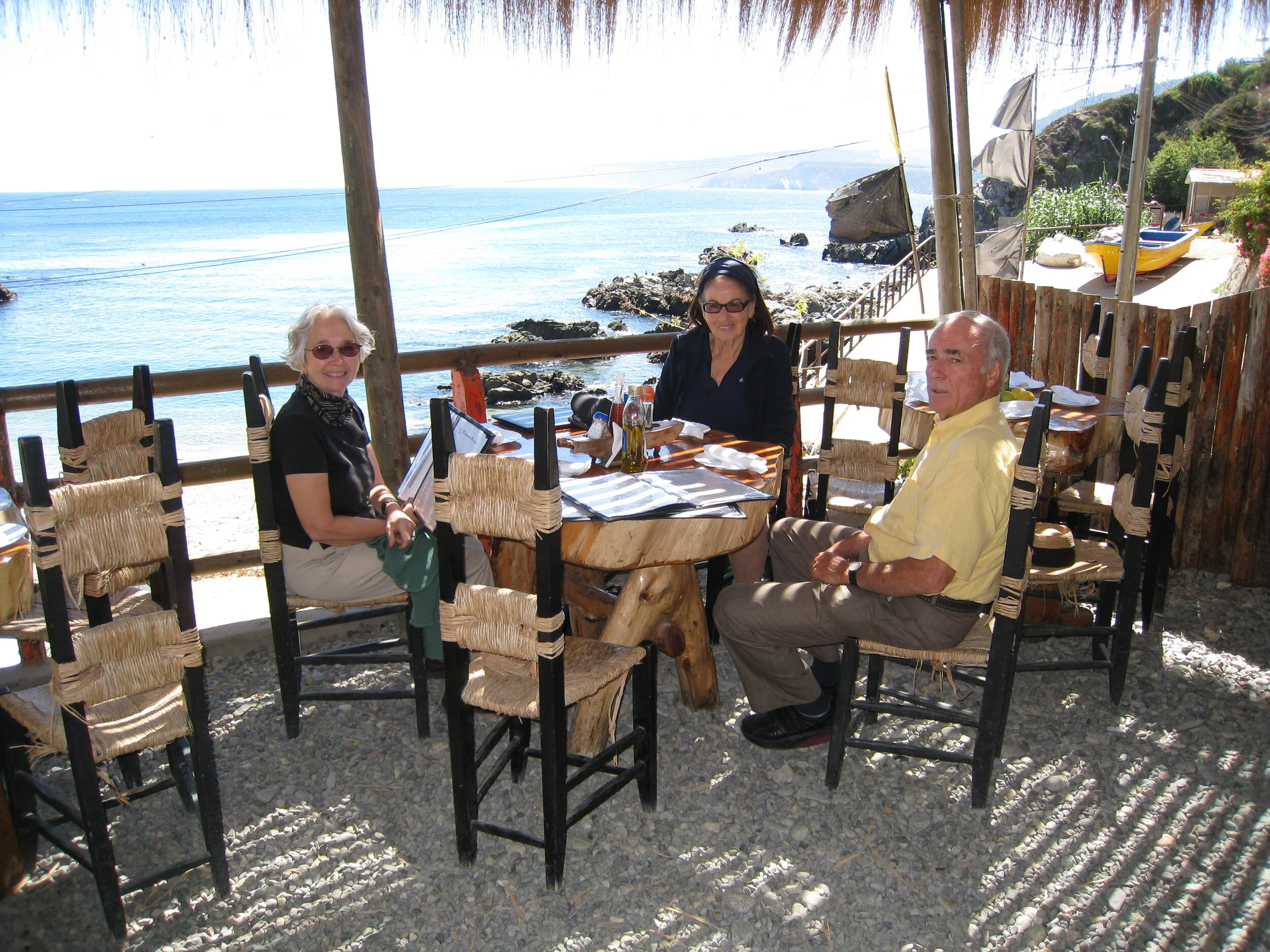  Lunch in Quintay, near Valparaiso with Carrol, Inge and Guenter Roesch 