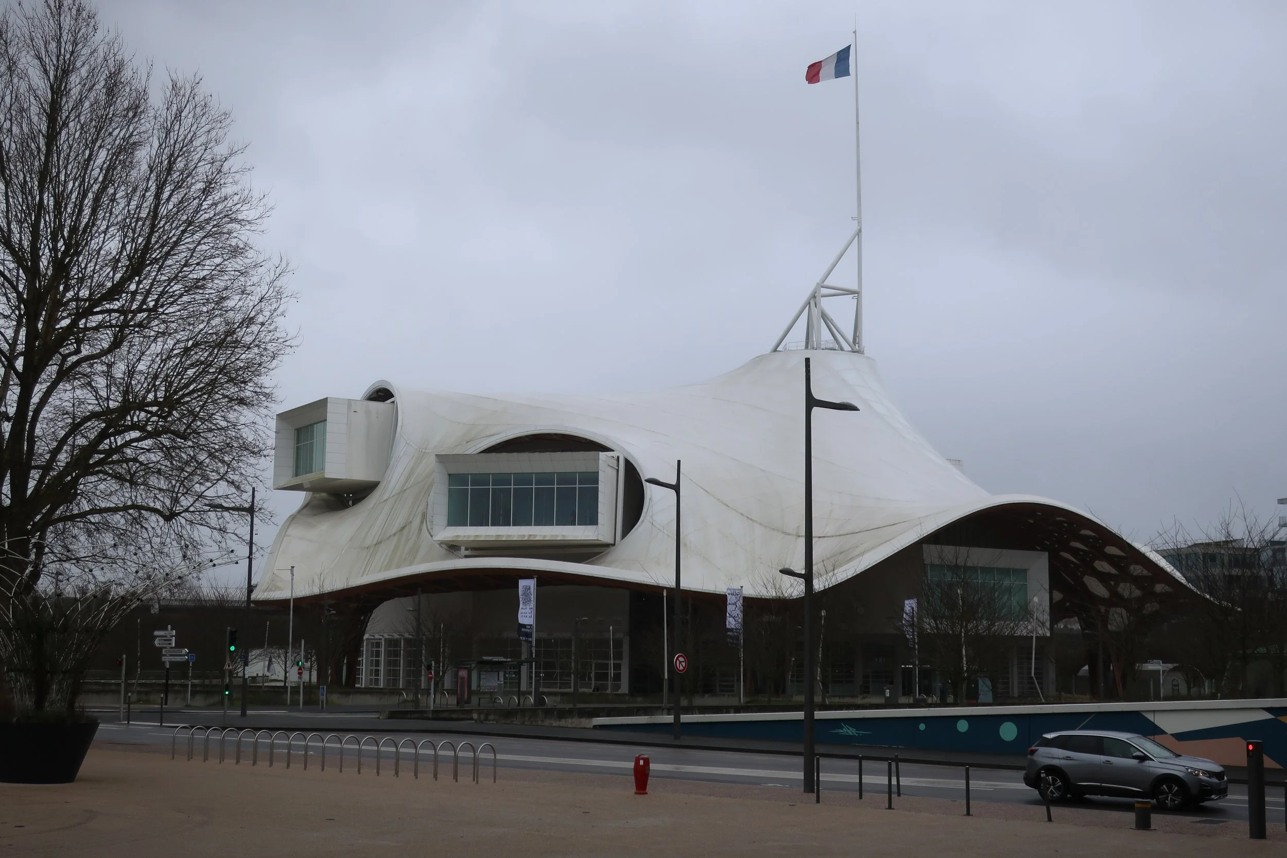  Metz, France--Feb. 2022--Center Pompidou 