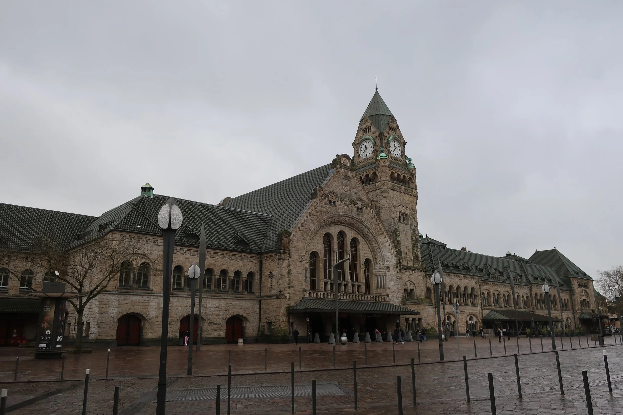  Metz, France--Feb. 2022--Rail Station 