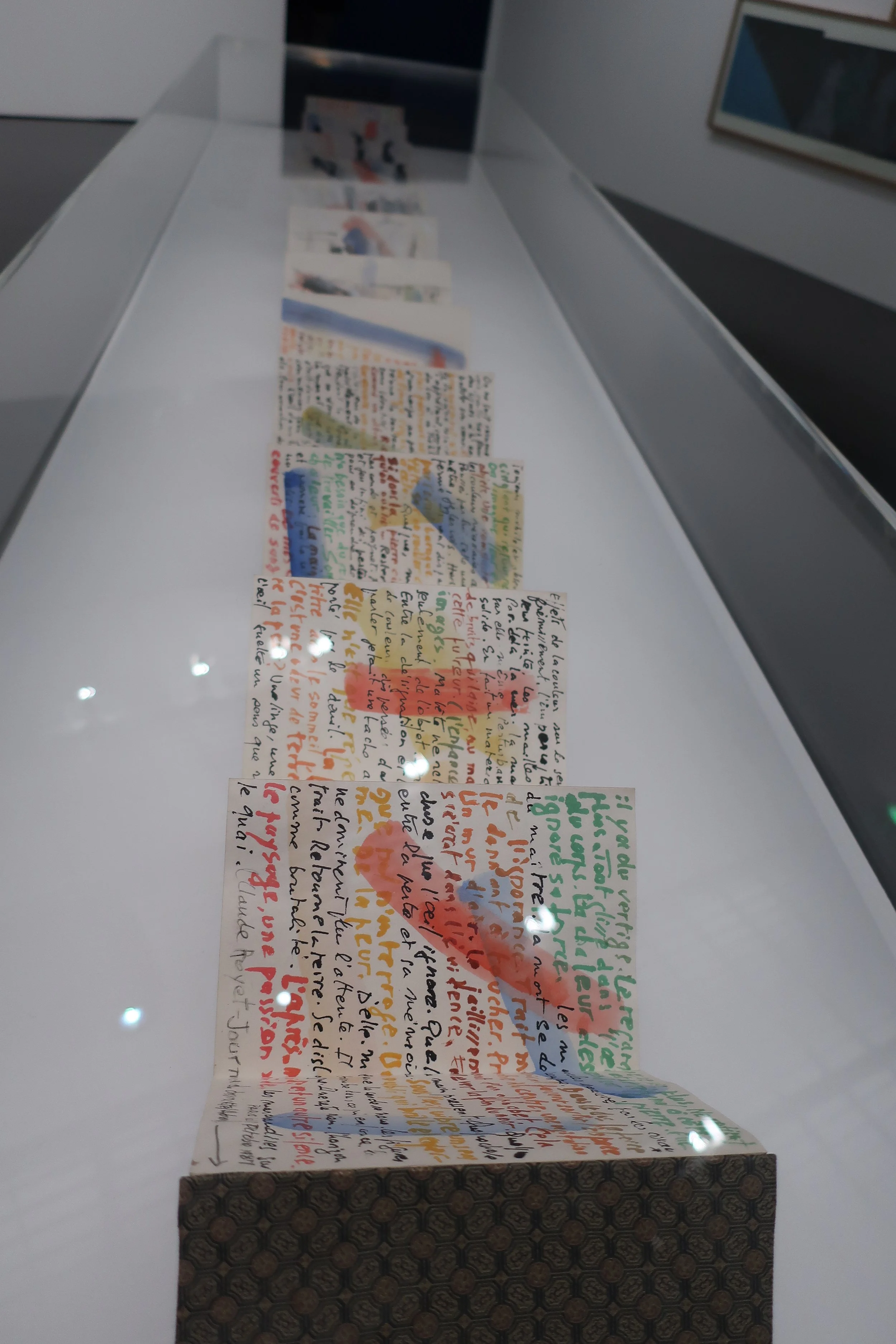  Metz, France--Feb. 2022--Center Pompidou, Exhibit: Writing is Drawing, Drawing is Writing, Pottery 