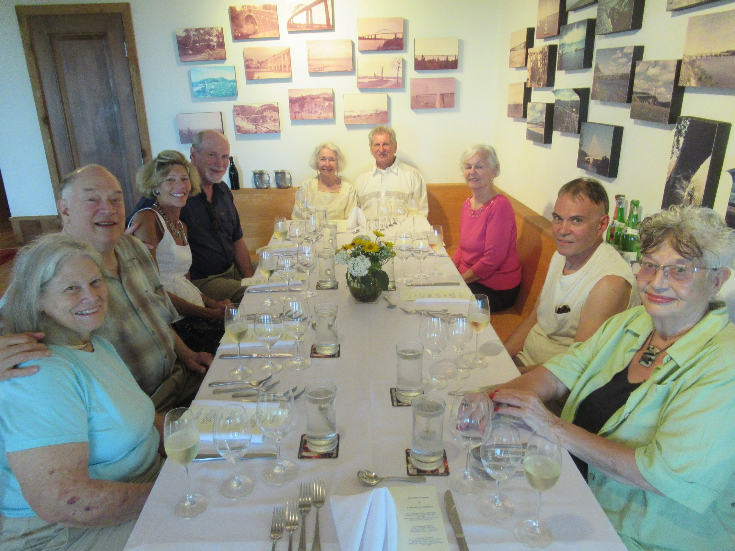  Kent Island--June 2022--50th Wedding Celebration--Jan and Jamie Ennis, Debbie and Rick Schreiber, Carrol and Karl Kindel, Marilyn Fanning, Steve Kohlhass and Maggie Hall 