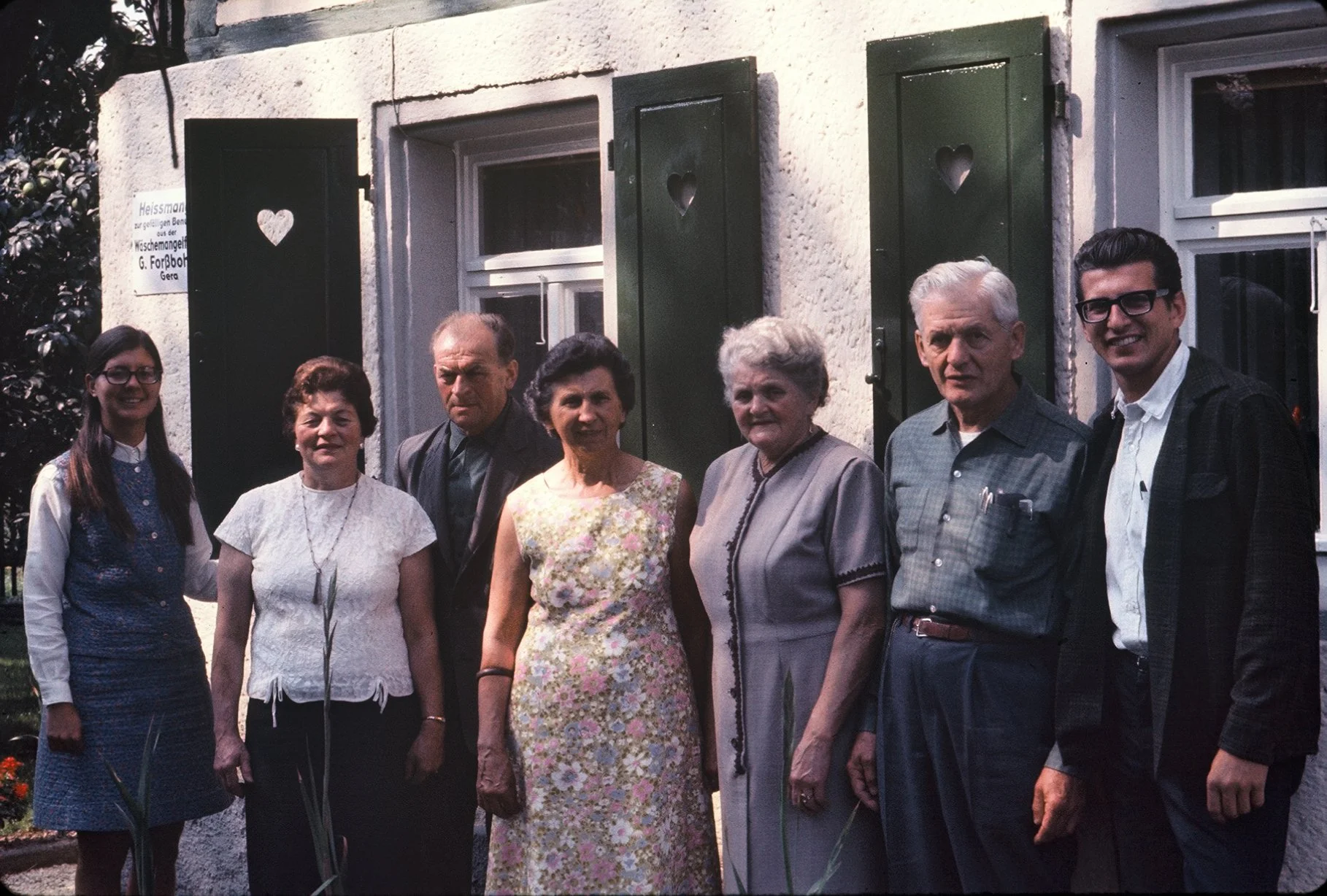  Zwickau--Bringfrieda Saenger's House (Linikweg 12)--Christin Kindel, Bringfrieda Saenger, ??        ,Christine Kindel, Elfrieda Koerner, Kurt W. Kindel and Karl K. Kindel 