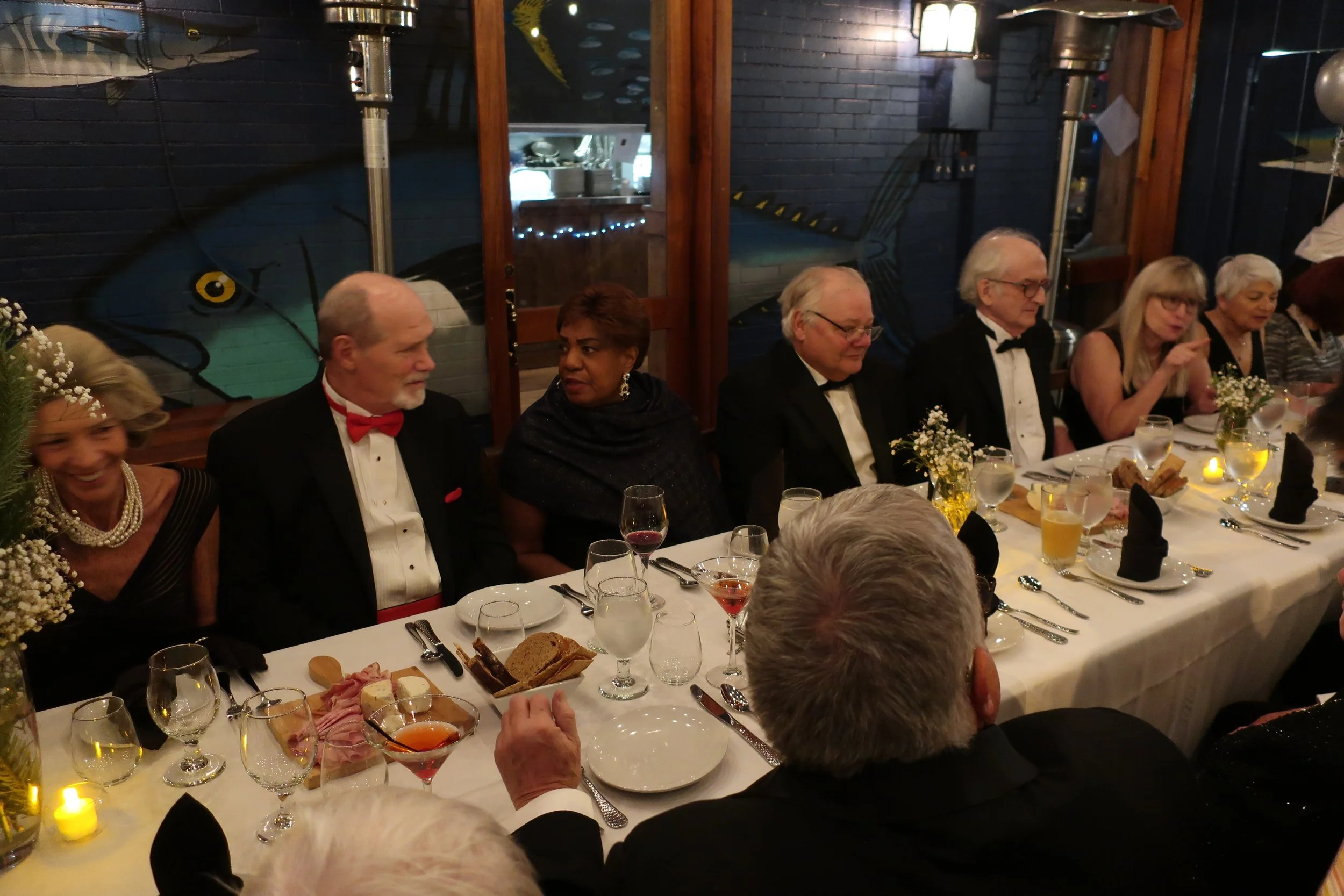  DC--New Year's Eve 2022--Ophelia's--Kathy Chamberlain, Robert Bush, Debbie and Rick Schreiber, George Demougeot, Dave Small, Donna Hanousek and Sue Rosenfeld 