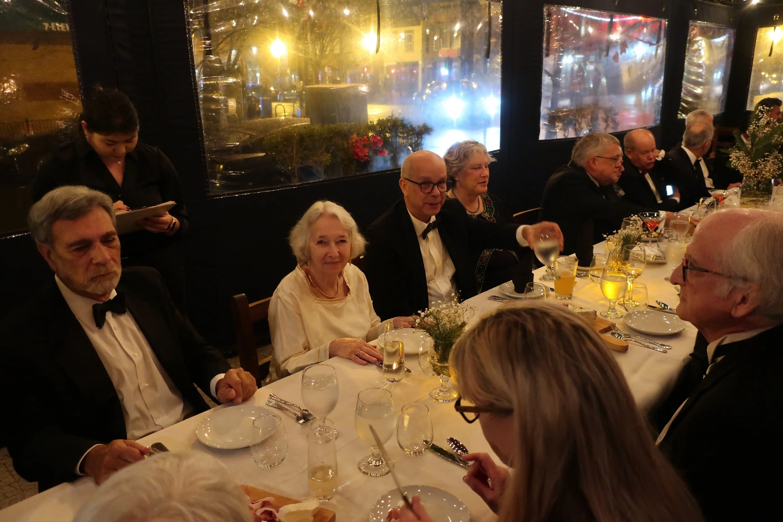  DC--New Year's Eve 2022--Ophelia's--Fred Stielow, Carrol Benner Kindel, Daniel Leathers, Margaret Roberts, Karl Holmes, Cathy Pettinari, Gene Butler and Enrique Gomez 