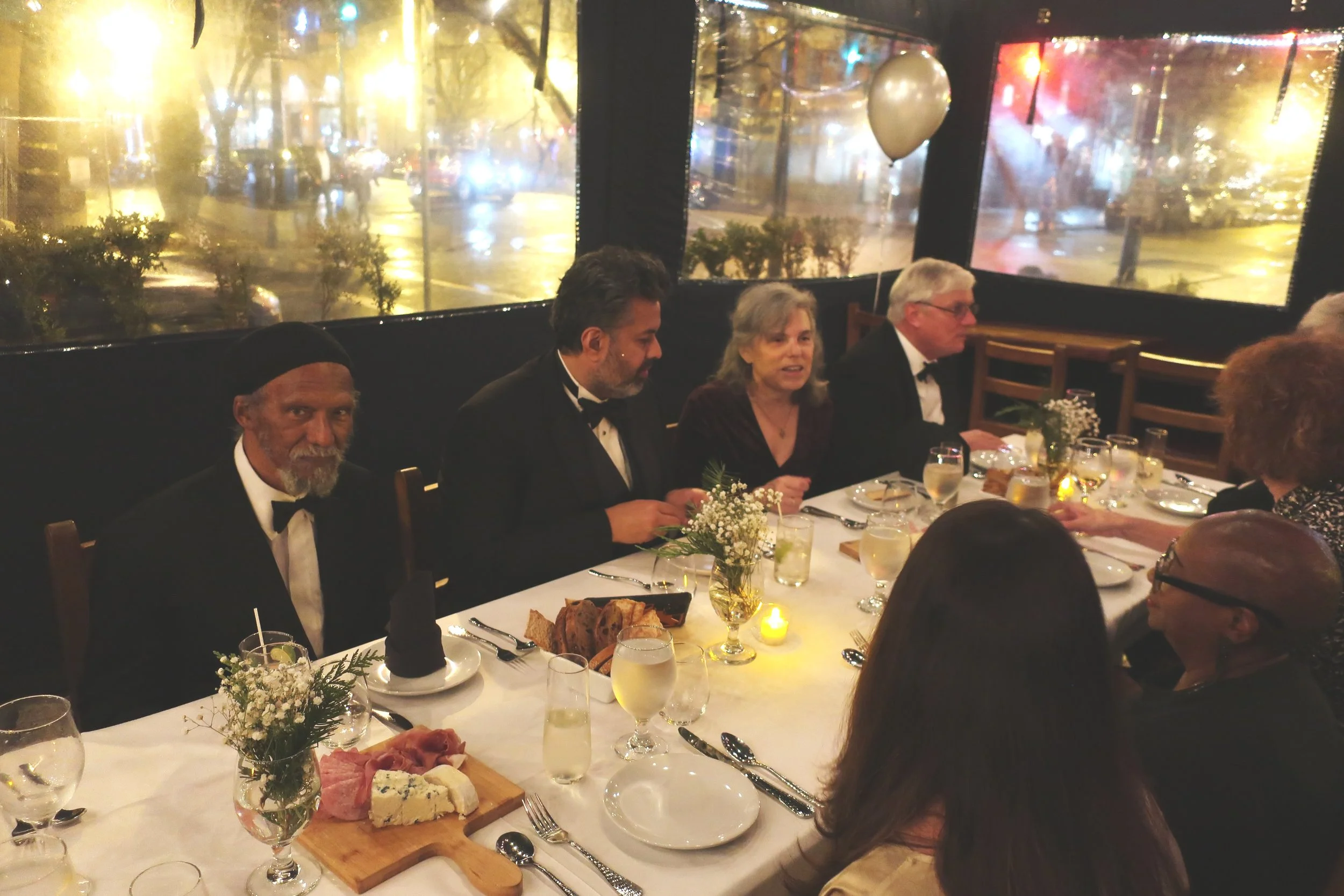  DC--New Year's Eve 2022--Ophelia's--Chuckie Dorsey, Amit Singh, Patricia Zweibel and Daniel Leathers 