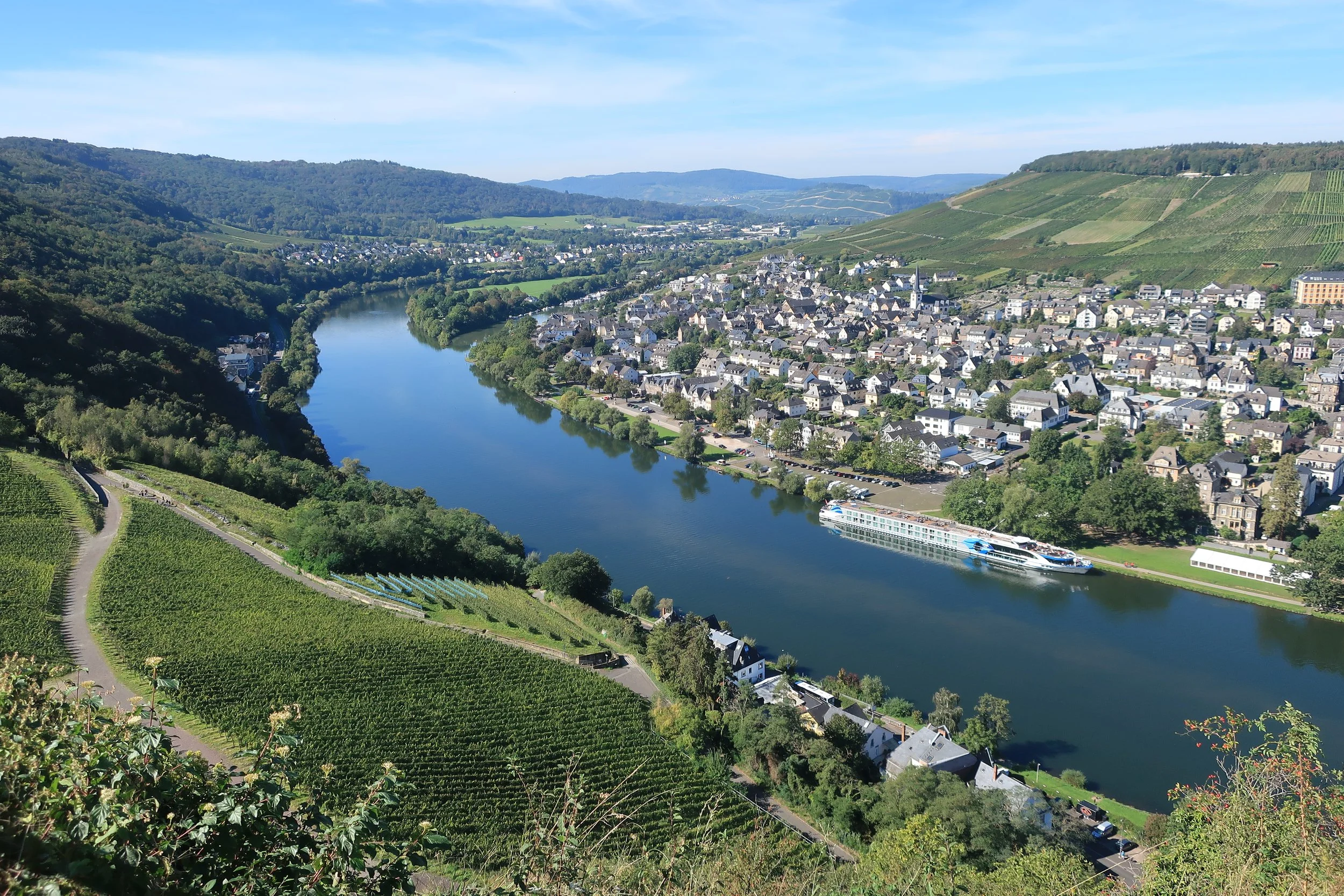  Germany 2023--Kindel 50th Anniversary Trip--Bernkastel-Kues--View from Berg Landshut Castle 