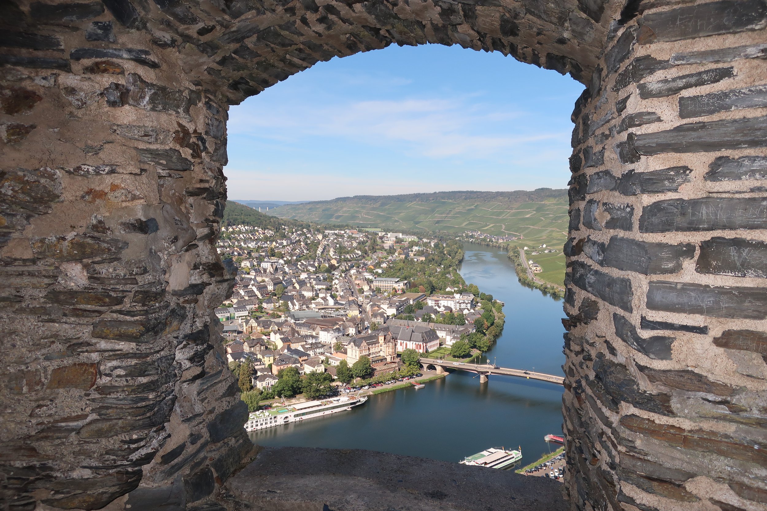  Germany 2023--Kindel 50th Anniversary Trip--Bernkastel-Kues--View from Berg Landshut Castle 