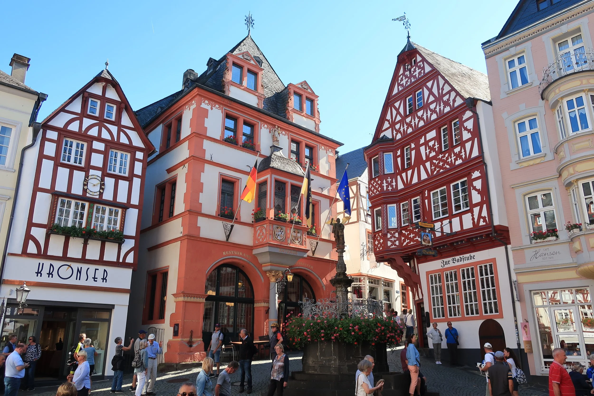  Germany 2023--Kindel 50th Anniversary Trip--Bernkastel--Main Plaza 