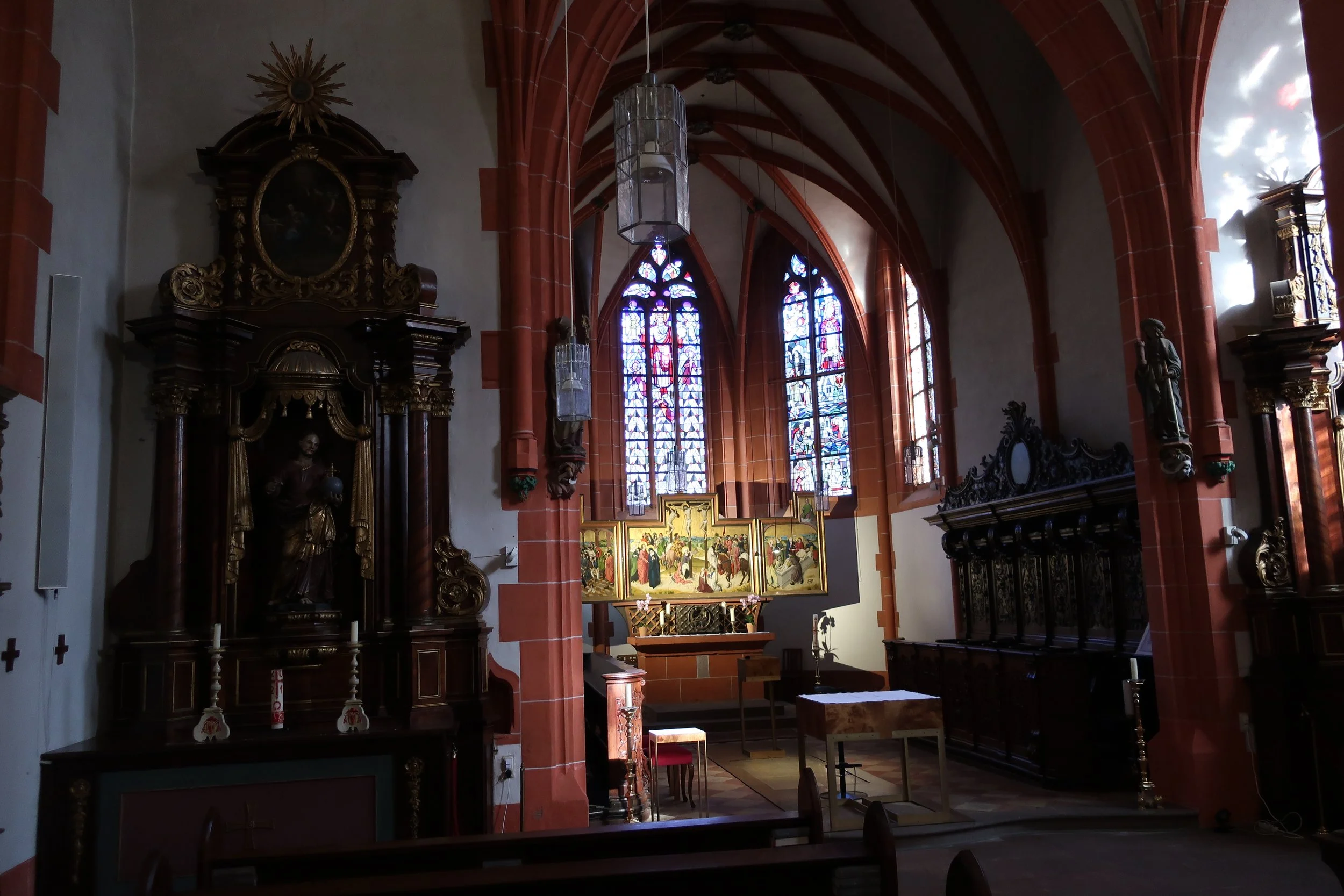  Germany 2023--Kindel 50th Anniversary Trip--Kues--Old Monastery now used as retirement home--Interior chapel 