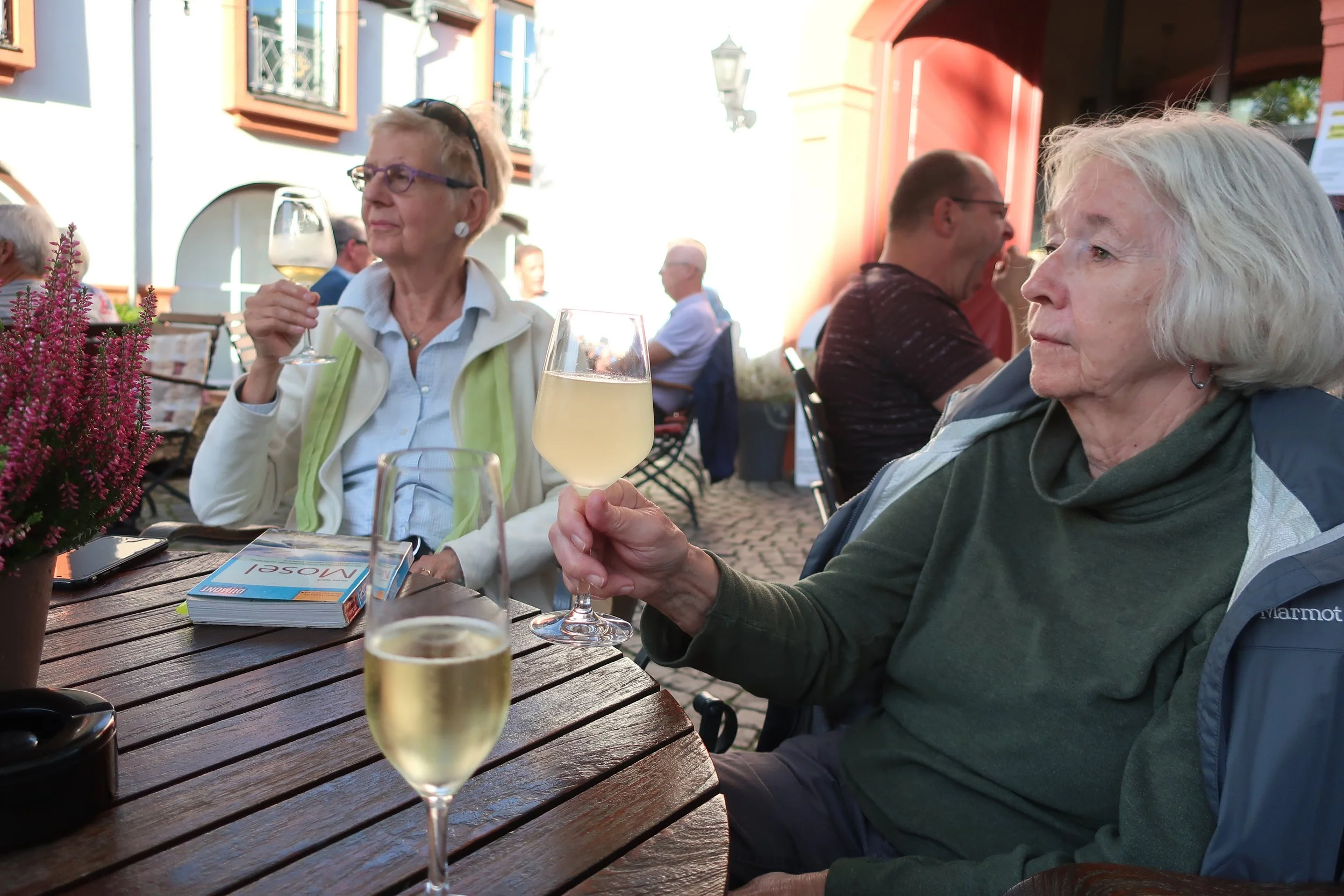  Germany 2023--Kindel 50th Anniversary Trip--Kues--Old Monastery now used as retirement home--Christin Grieser-Kindel and Carrol Benner Kindel 