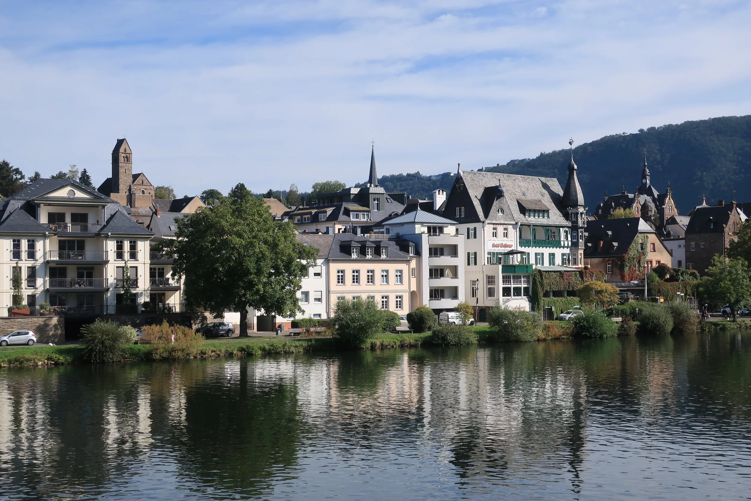  Germany 2023--Kindel 50th Anniversary Trip--Boat trip from Traban-Trarbach to Wolf on the Mosel--Traben-Trarbach 