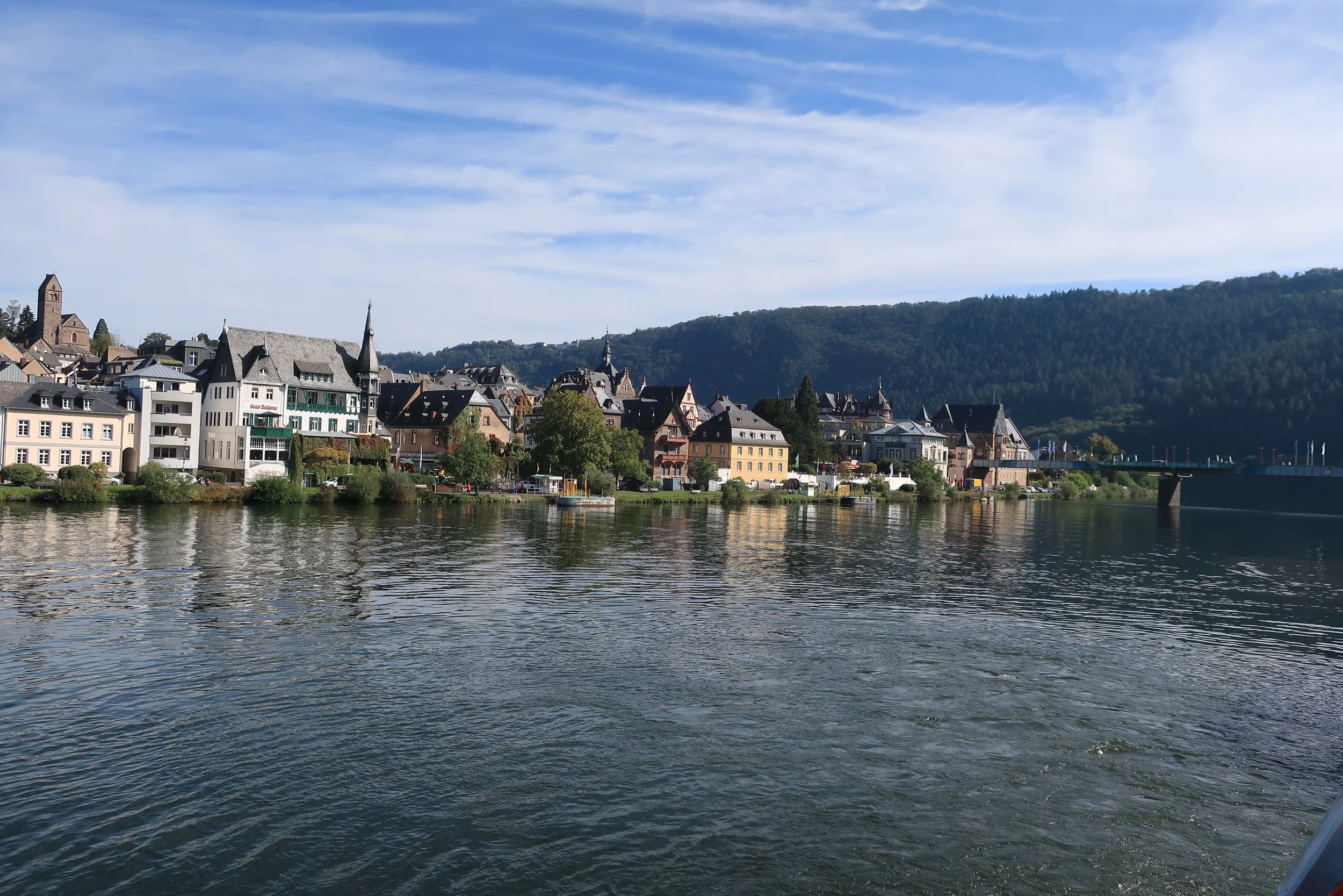  Germany 2023--Kindel 50th Anniversary Trip--Boat trip from Traban-Trarbach to Wolf on the Mosel--Traben-Trarbach 