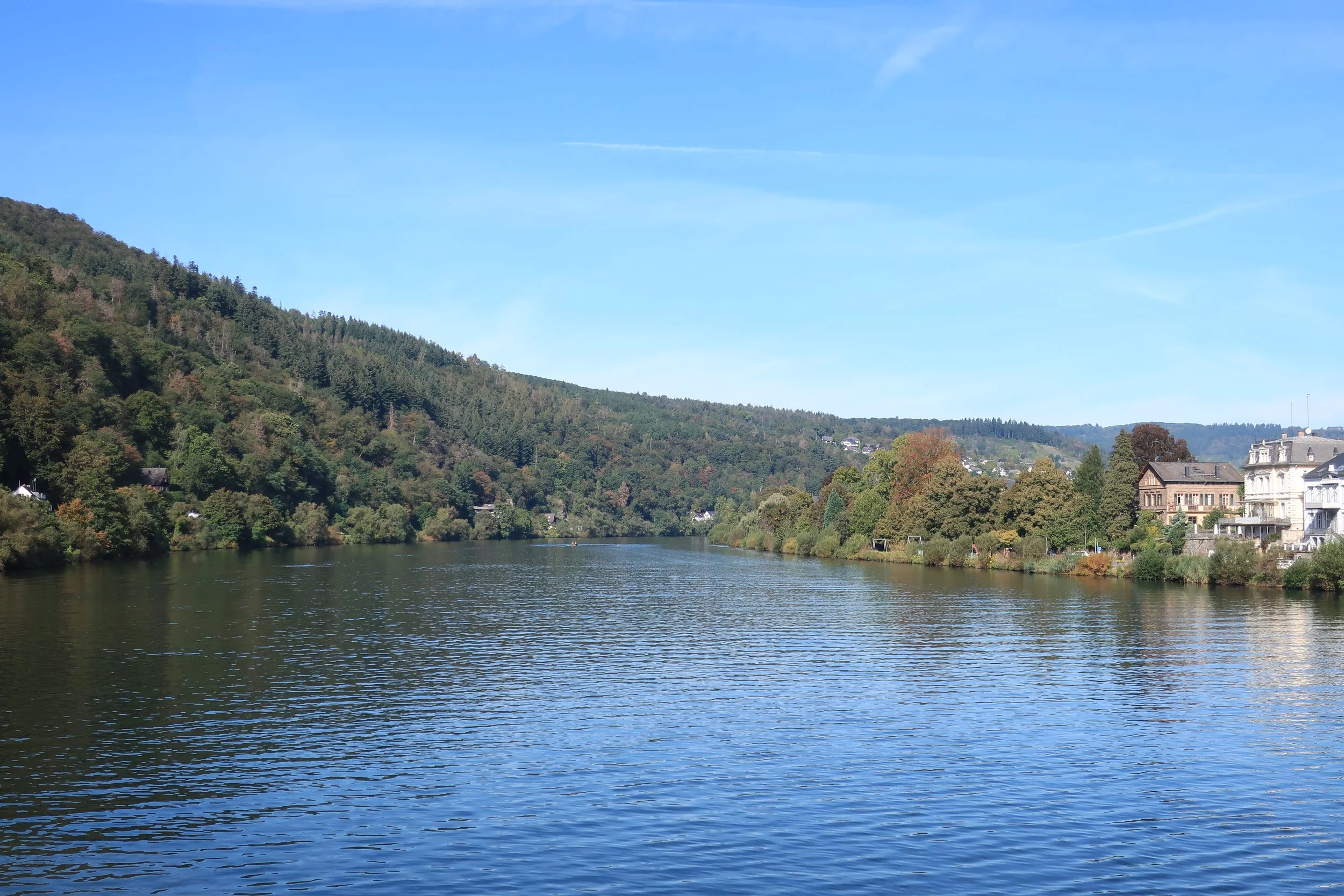  Germany 2023--Kindel 50th Anniversary Trip--Boat trip from Traban-Trarbach to Wolf on the Mosel--Traben-Trarbach 