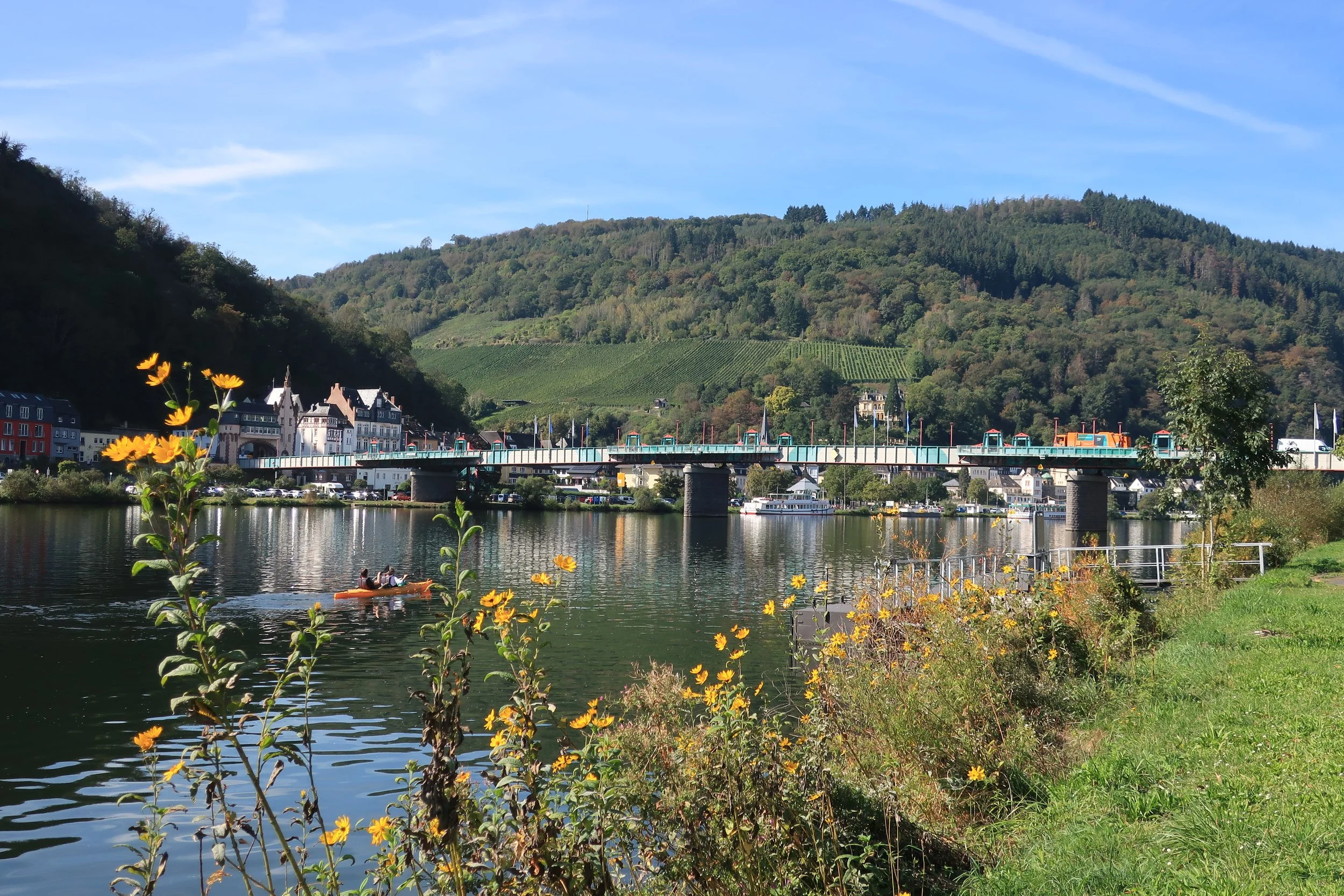  Germany 2023--Kindel 50th Anniversary Trip--Boat trip from Traban-Trarbach to Wolf on the Mosel--Traben-Trarbach 