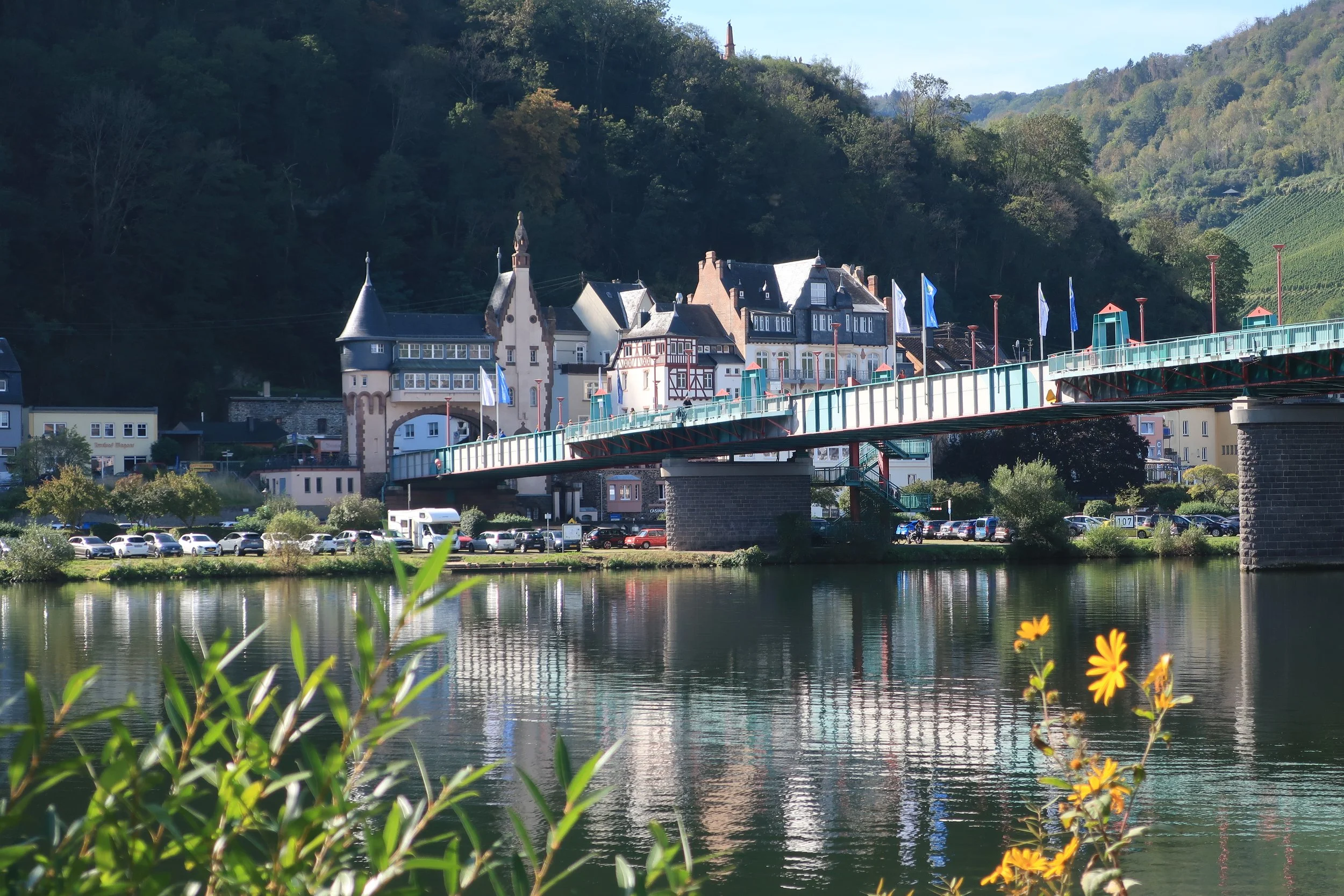  Germany 2023--Kindel 50th Anniversary Trip--Boat trip from Traban-Trarbach to Wolf on the Mosel--Traben-Trarbach 