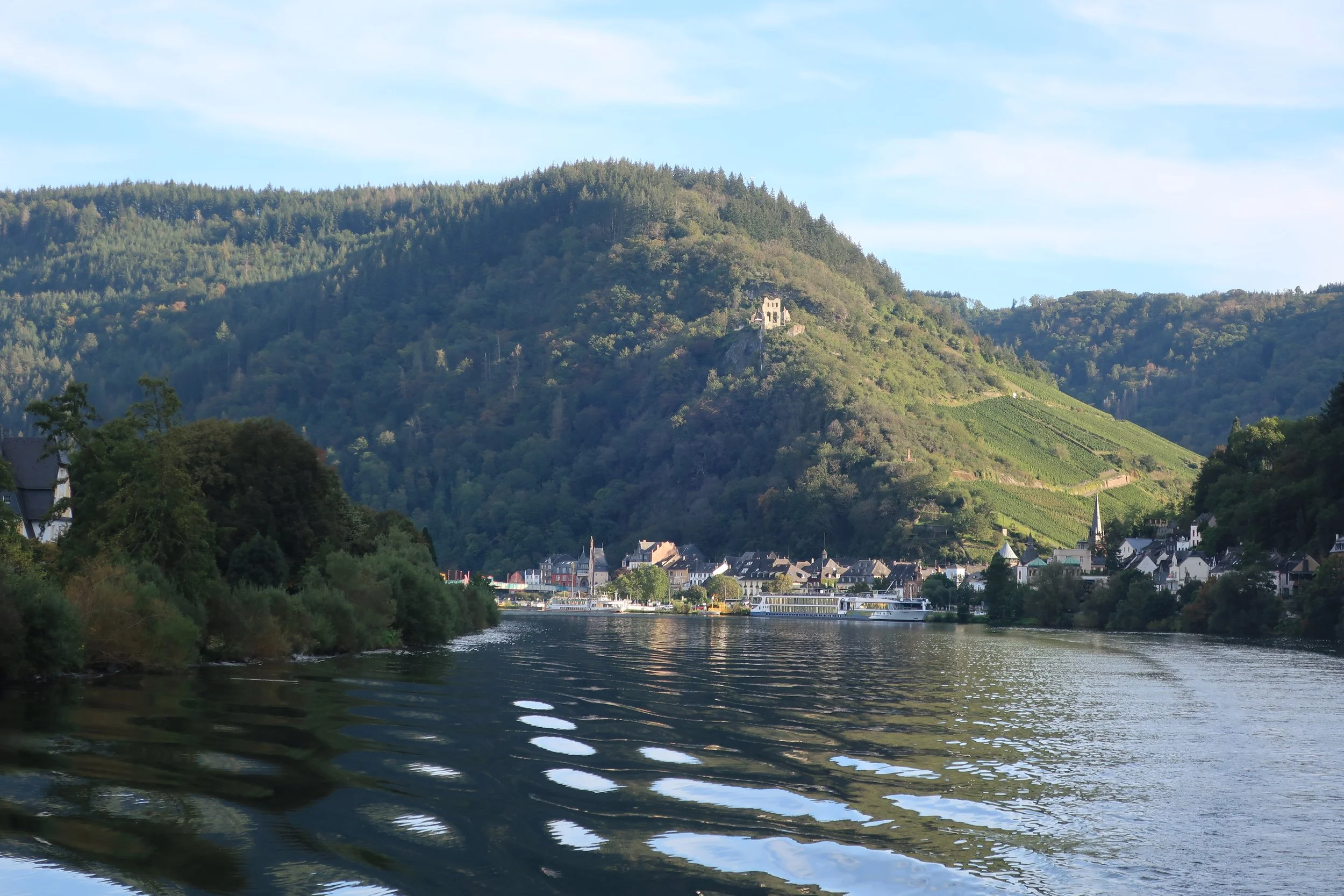  Germany 2023--Kindel 50th Anniversary Trip--Boat trip from Traban-Trarbach to Wolf on the Mosel--Traben-Trarbach  