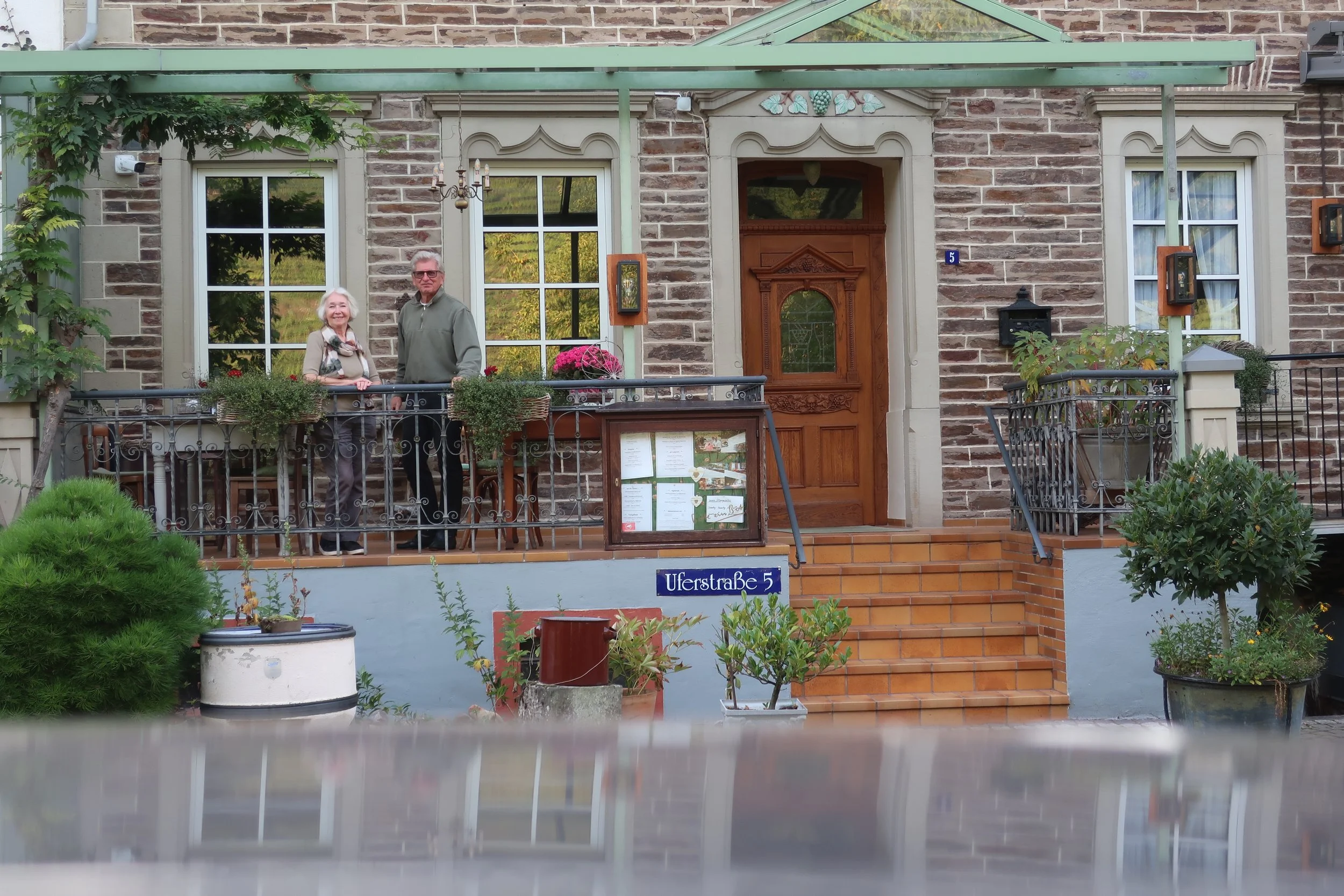  Germany 2023--Kindel 50th Anniversary Trip--Wolf--Our Hotel with Carrol and Karl Kindel 