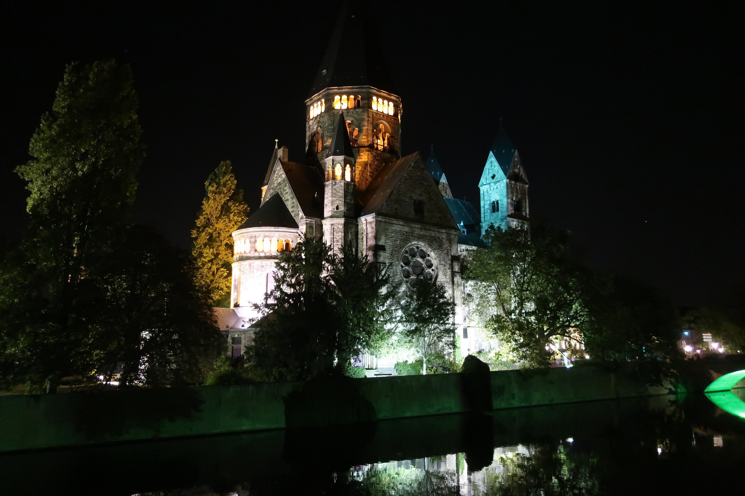  Germany 2023--Kindel 50th Anniversary Trip--Metz--Chapel in the middle of the river 