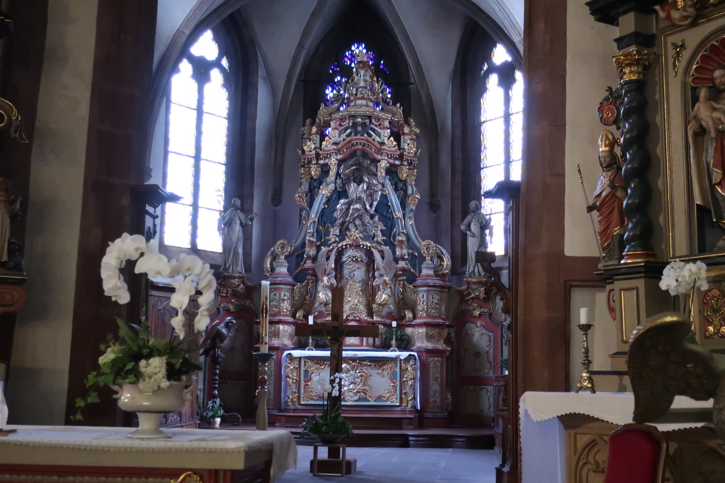  Germany 2023--Kindel 50th Anniversary Trip--Luxembourg, Vianden--Trinitarian Church 