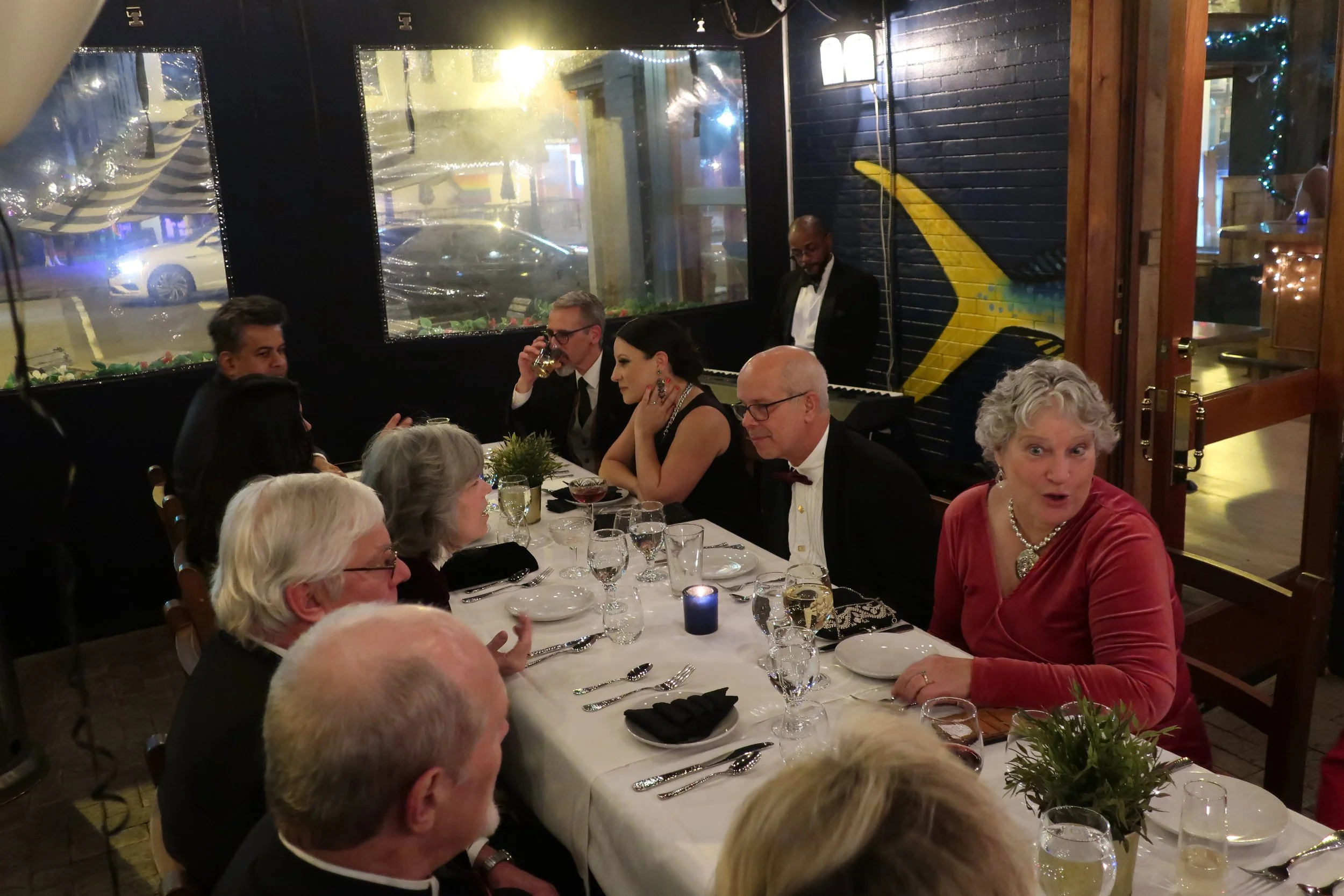  DC--Ophelia's--New Year's Eve 2023--David Yeggin, Camille White,Keith Havens, Margaret Roberts, with keyboardist Nicolas Mack  