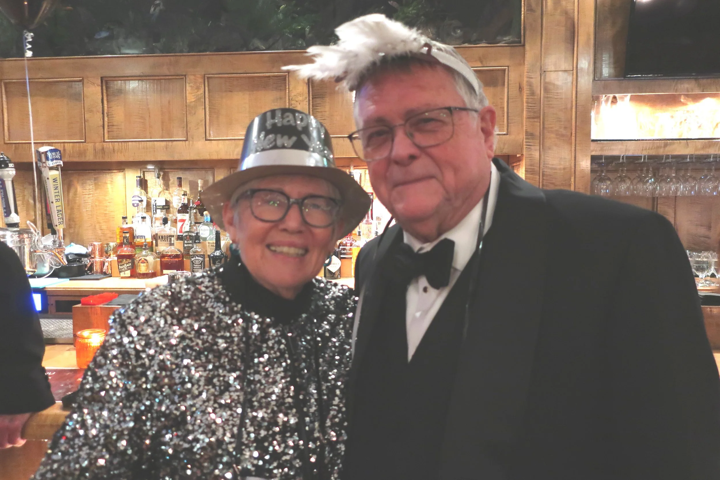  DC--Ophelia's--New Year's Eve 2023-Cathy Pettinari and Karl Holmes 