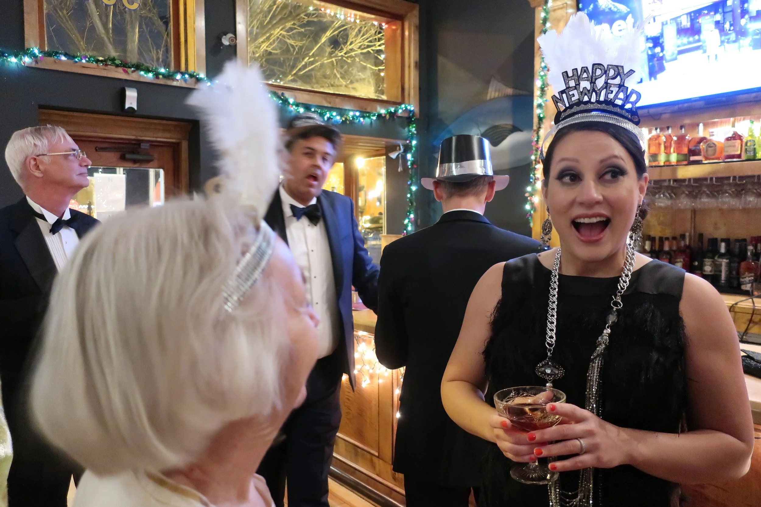  DC--Ophelia's--New Year's Eve 2023--Carrol Benner Kindel and Camille White 