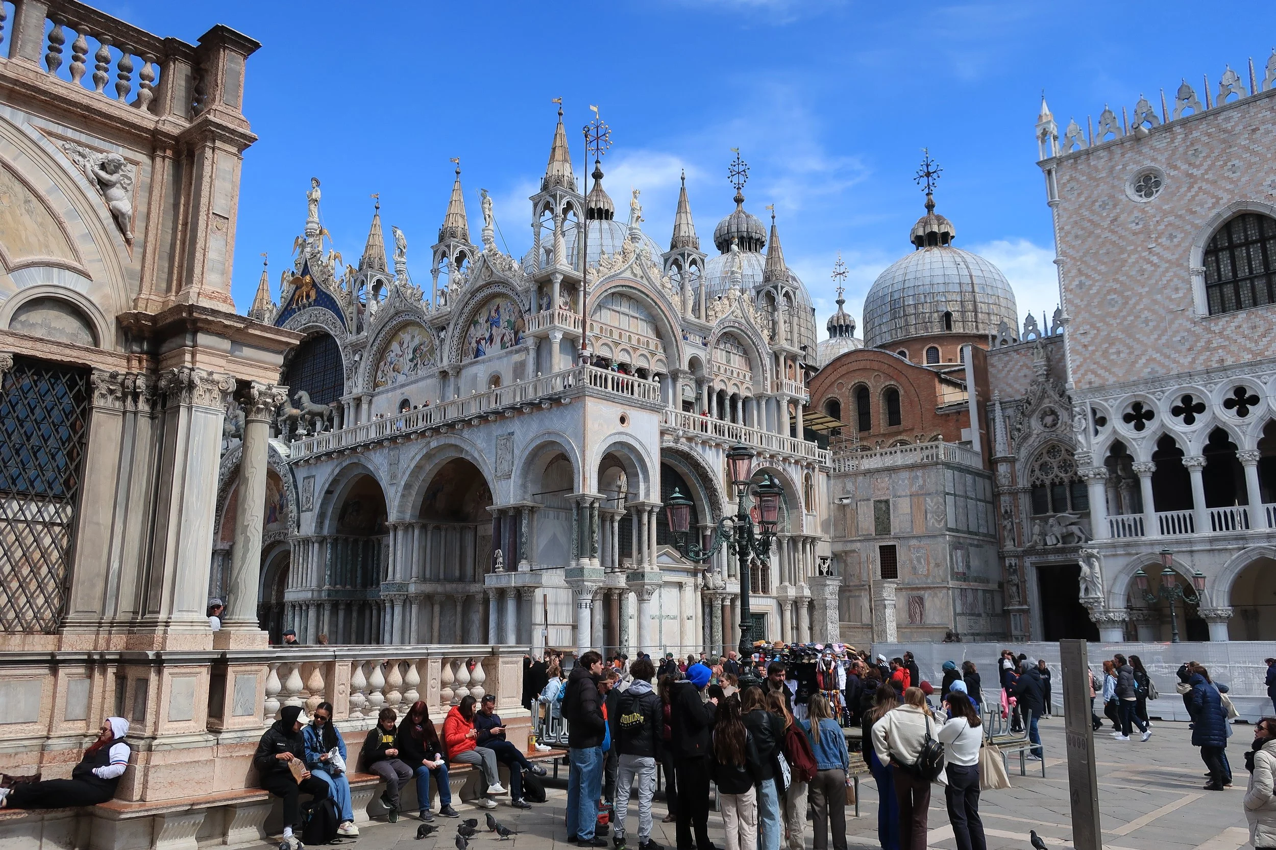  Venice 2023--Piazza San Marco with the Doge's Place and Basilica 