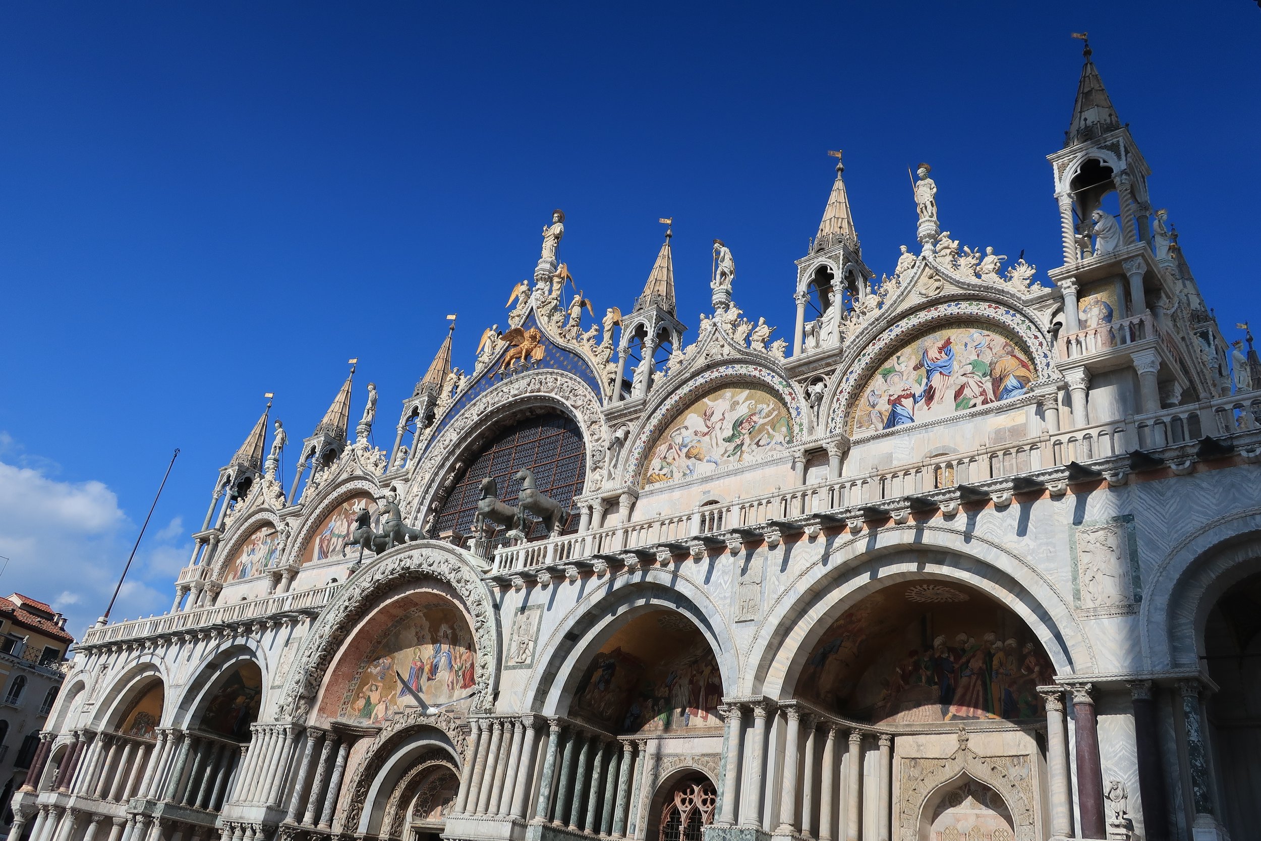  Venice 2023--San Marco Plaza--The basilica  (detail) 