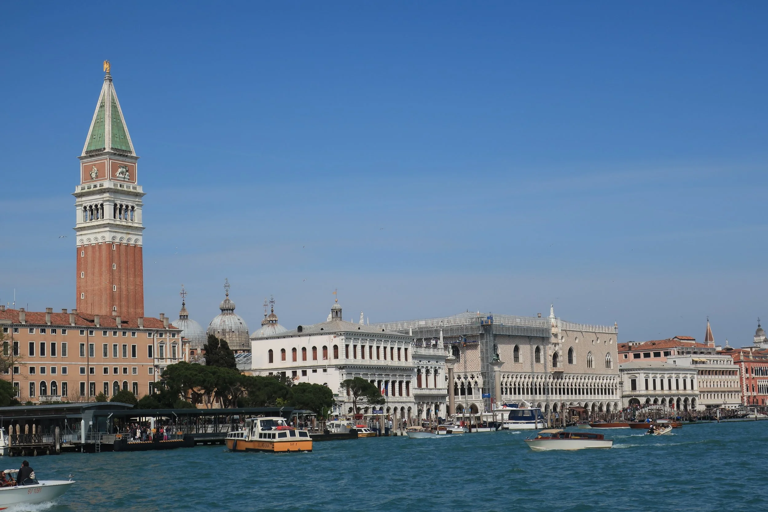  Venice 2023--Piazza San Marco from the point with Santa Maria della Salute Church in Dorsoduro Sestieri 