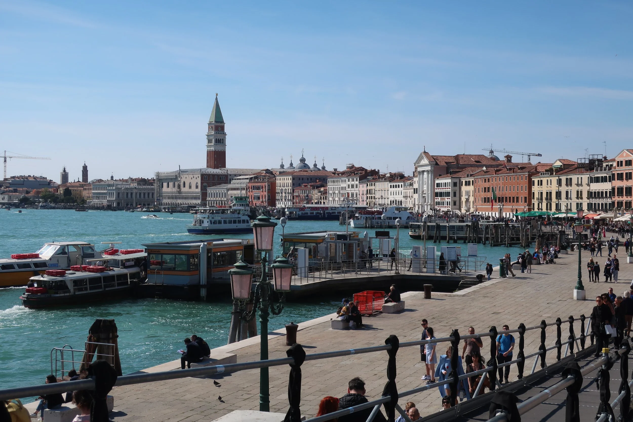  Venice 2023--View of promenade from Arsenal area 