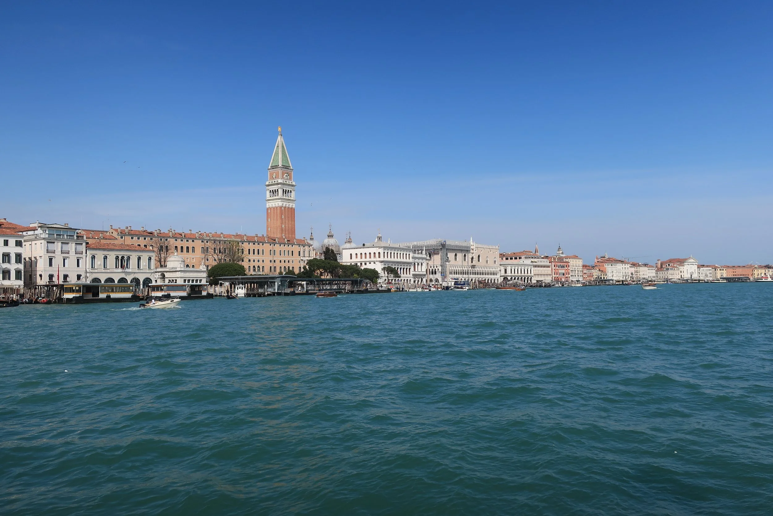  Venice 2023--Piazza San Marco from the point with Santa Maria della Salute Church in Dorsoduro Sestieri 