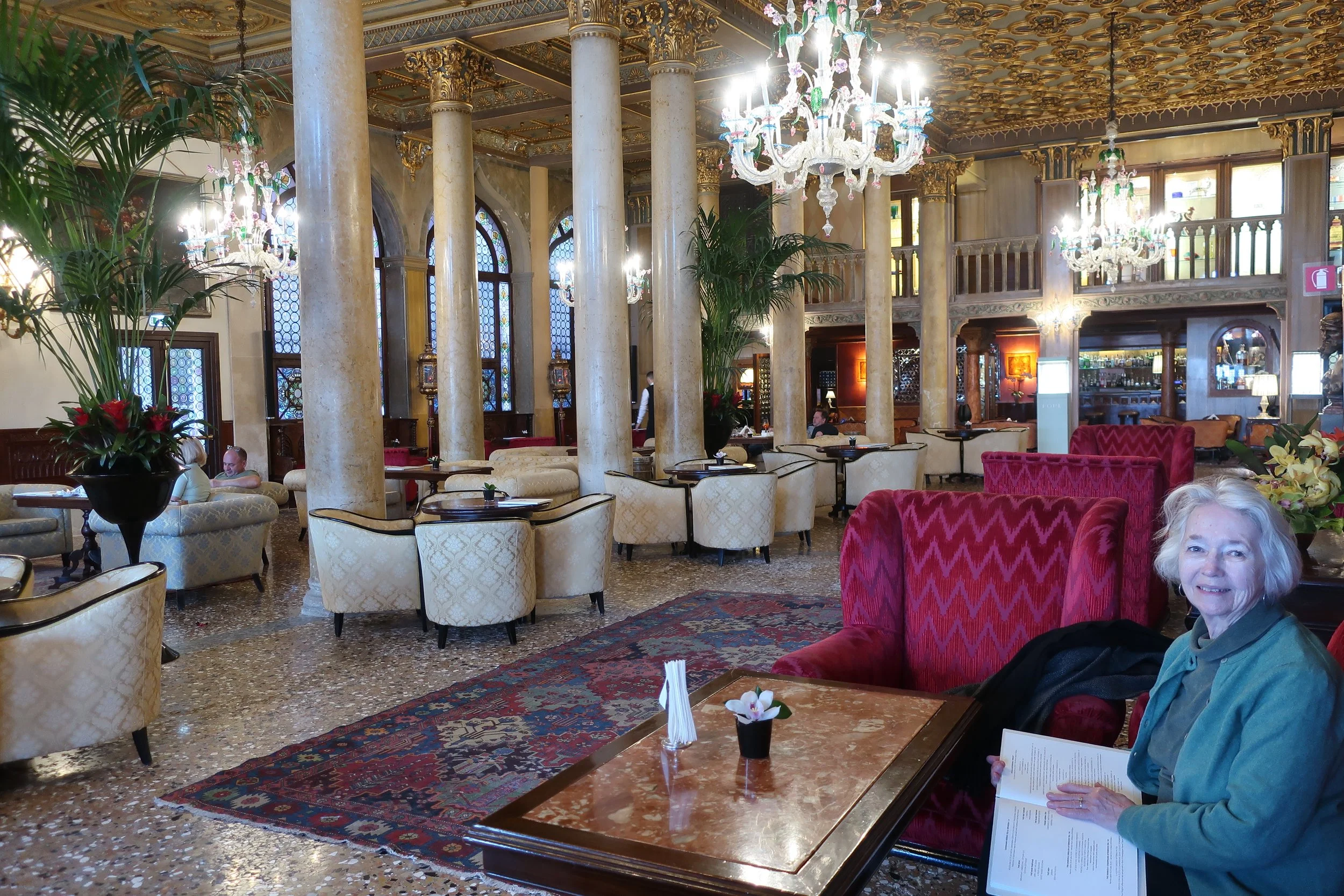  Venice 2023--Hotel Danieli Lobby--the most historic hotel in Venice 