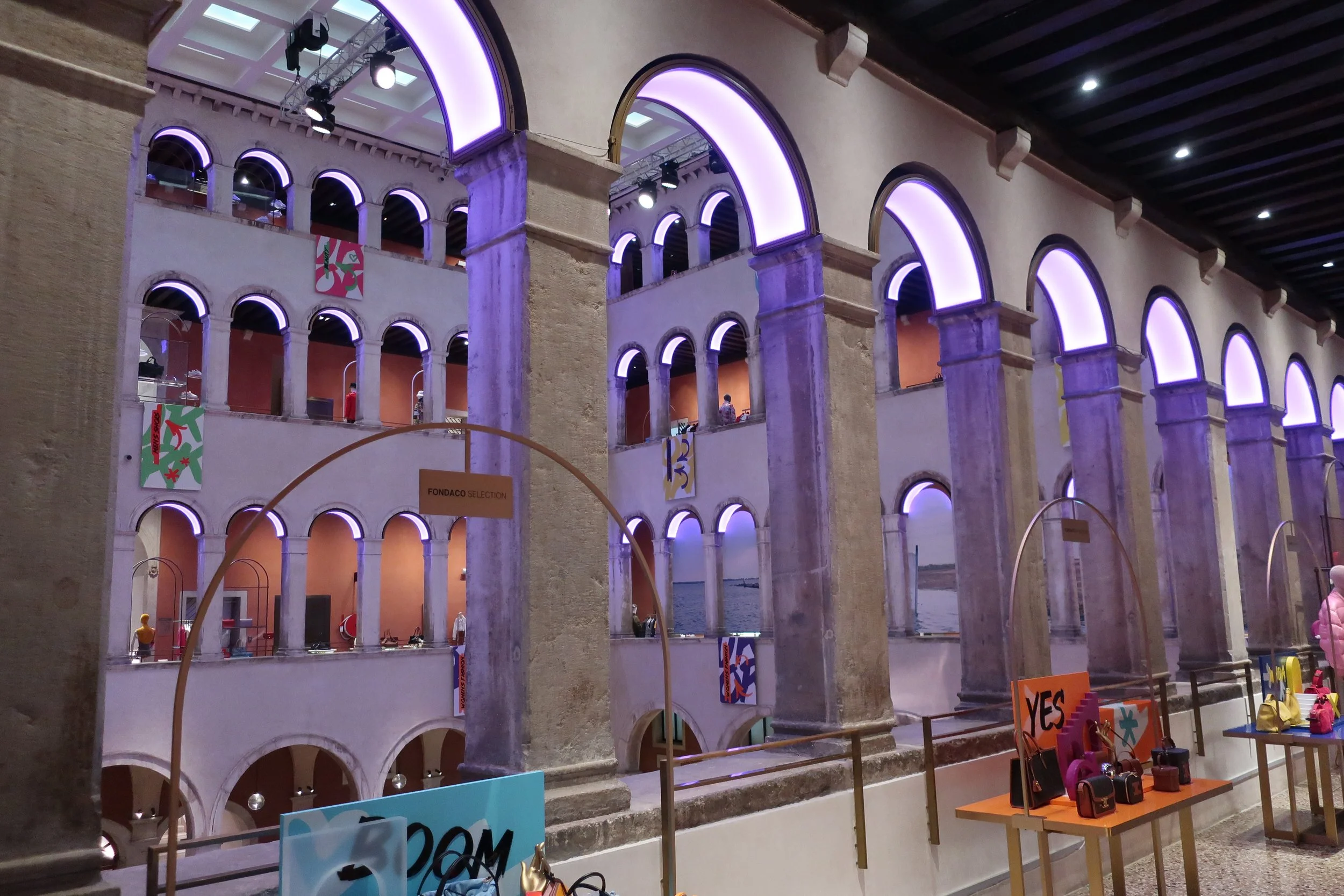  Venice 2023--Fondaco dei Tedeschi (former post office now shopping mall) near the Rialto Bridge 